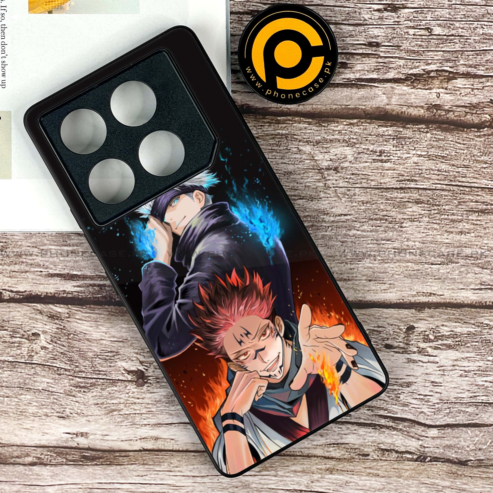 Infinix GT 20 Pro - Anime 2.0 Series - Premium Printed Glass soft Bumper shock Proof Case