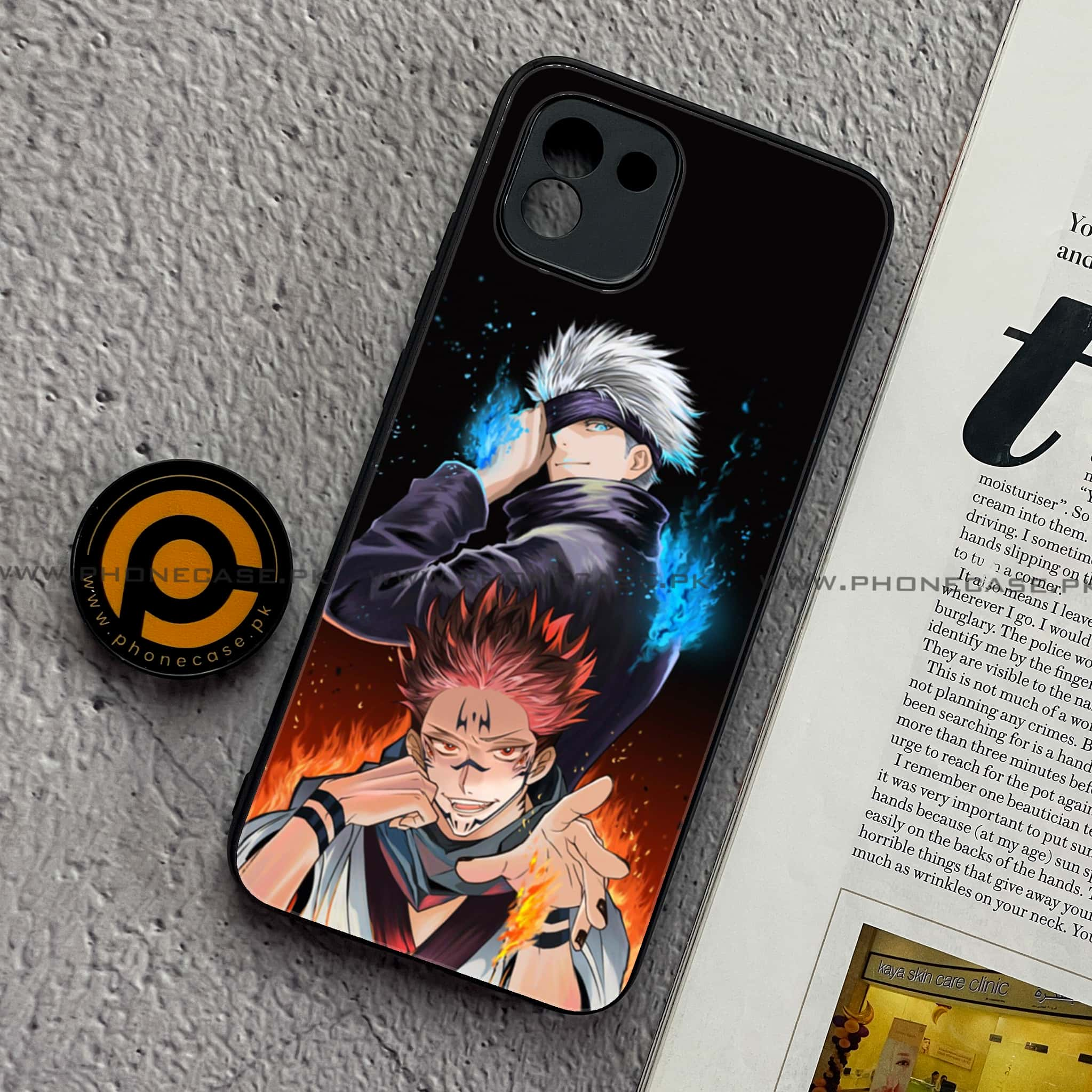 Samsung Galaxy A03 - Anime 2.0 Series - Premium Printed Glass soft Bumper shock Proof Case