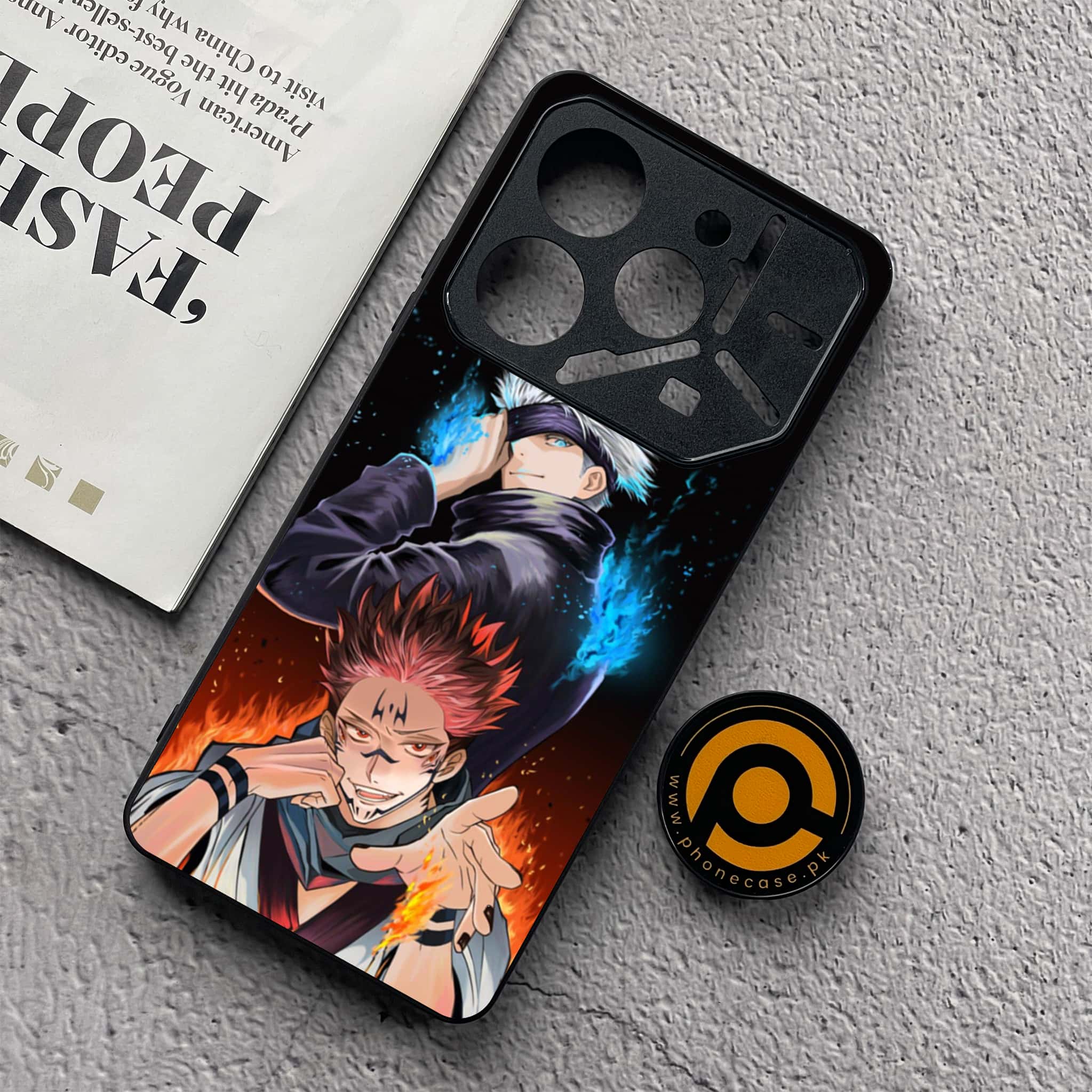 Tecno Pova 6 Neo - Anime 2.0 Series - Premium Metal  Printed soft Bumper shock Proof Case