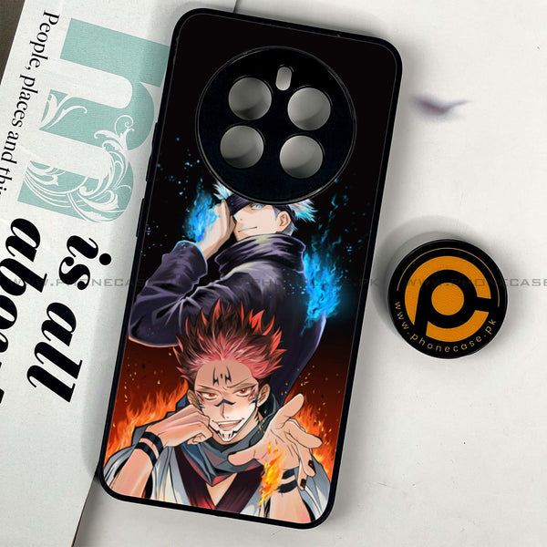 Realme 12 - Anime 2.0 Design 10 - Premium Printed Glass soft Bumper shock Proof Case CS-13378