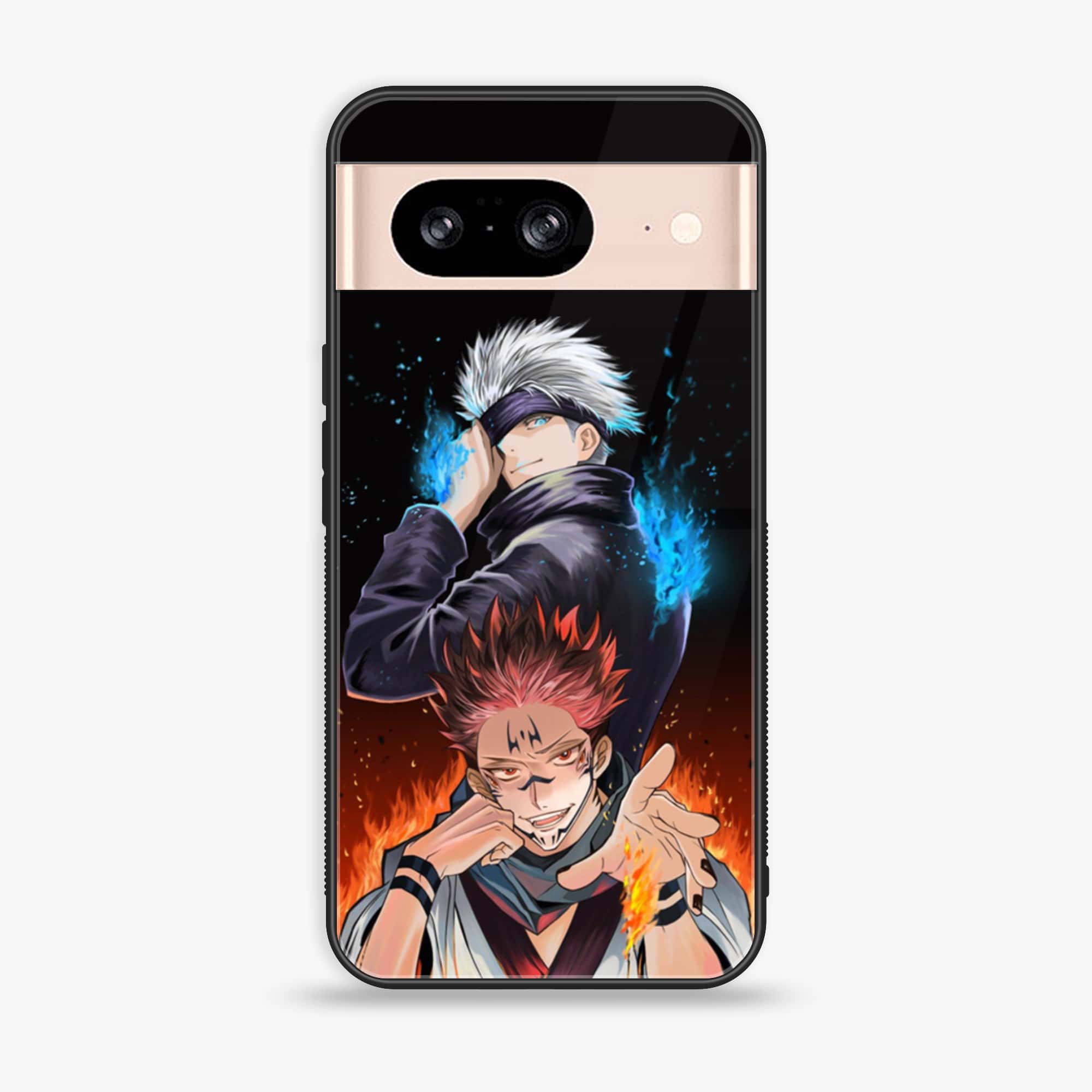 Google Pixel 8 - Anime 2.0 Series - Premium Metal Printed soft Bumper Shock Proof Case