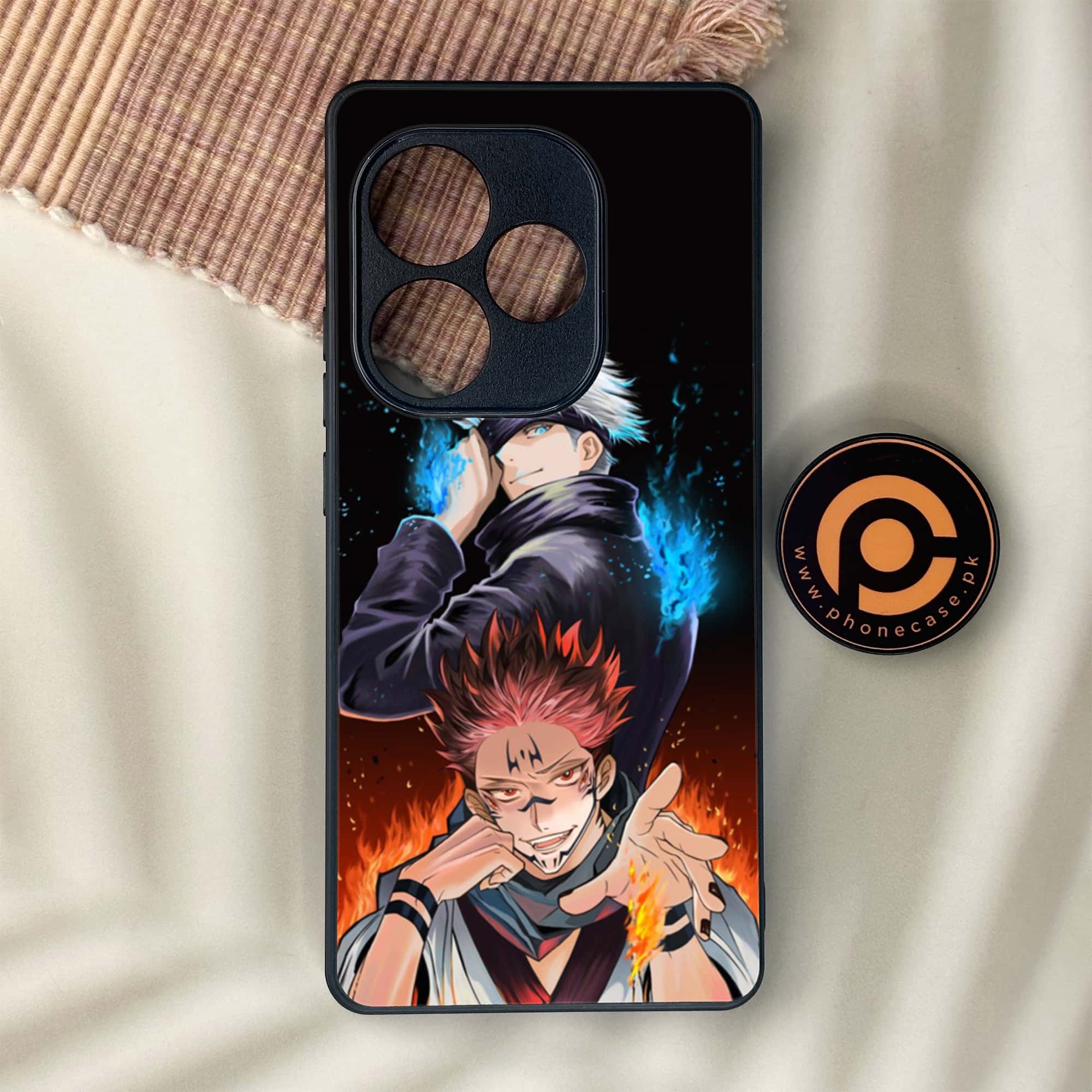 Realme GT 6 - Anime 2.0 Series - Premium Metal Printed soft Bumper shock Proof Case