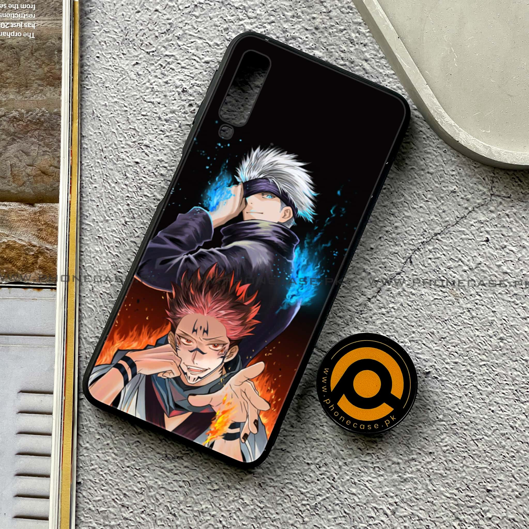 Galaxy A7 2018 - Anime 2.0 Series - Premium Printed Metal soft Bumper shock Proof Case