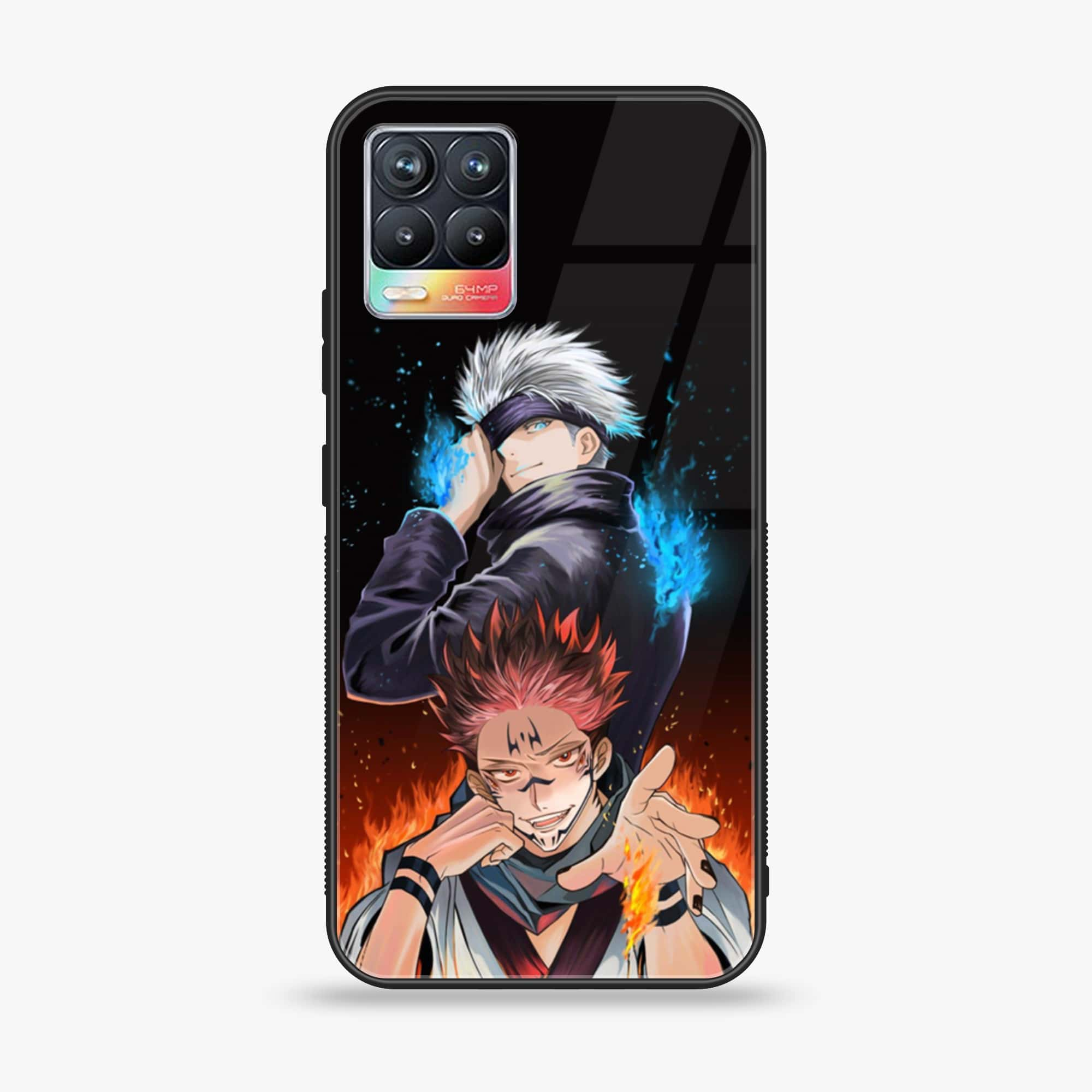 Realme 8 Pro - Anime 2.0 Series - Premium Printed Glass soft Bumper shock Proof Case