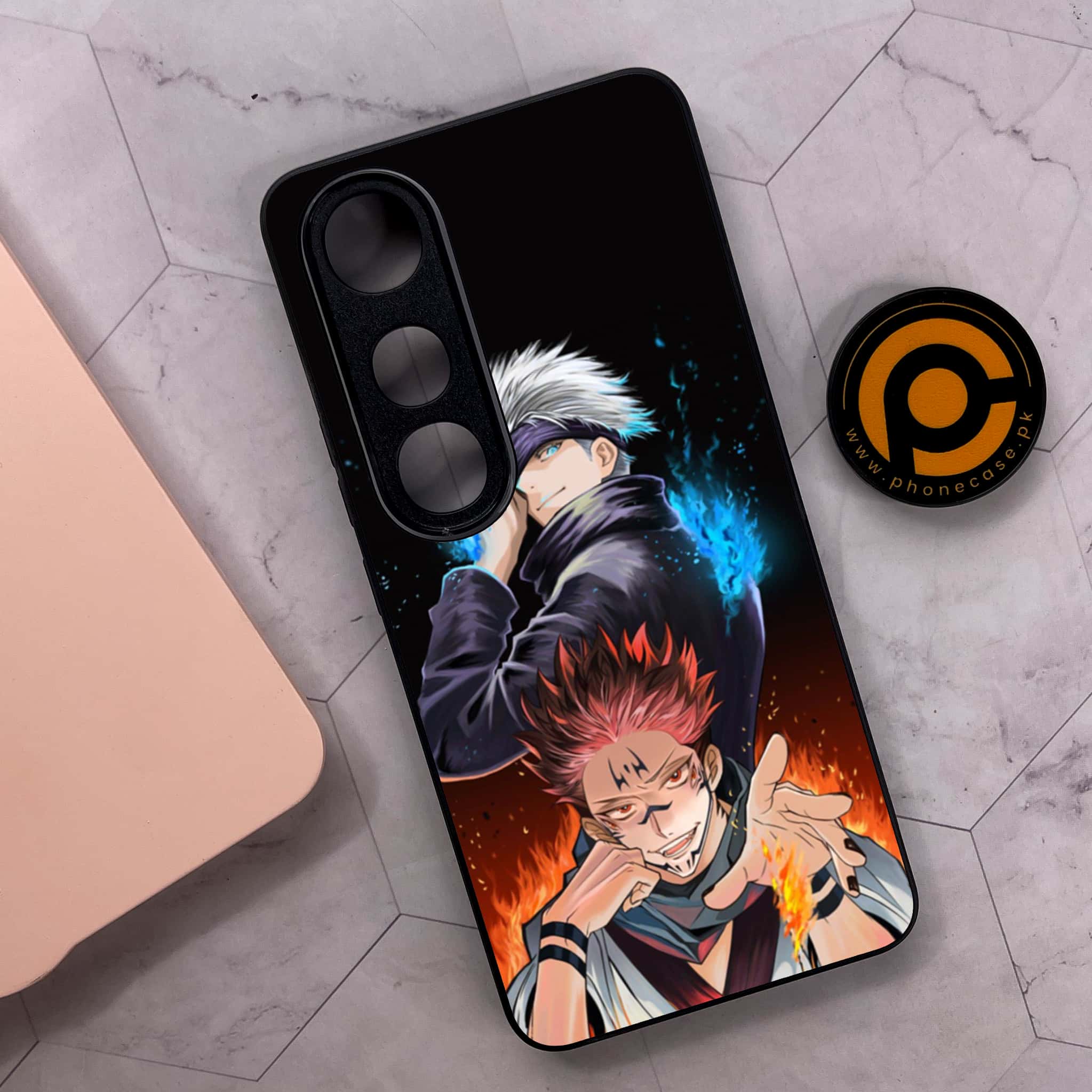 Vivo V50 Lite - Anime 2.0 Series - Premium Metal Printed soft Bumper shock Proof Case