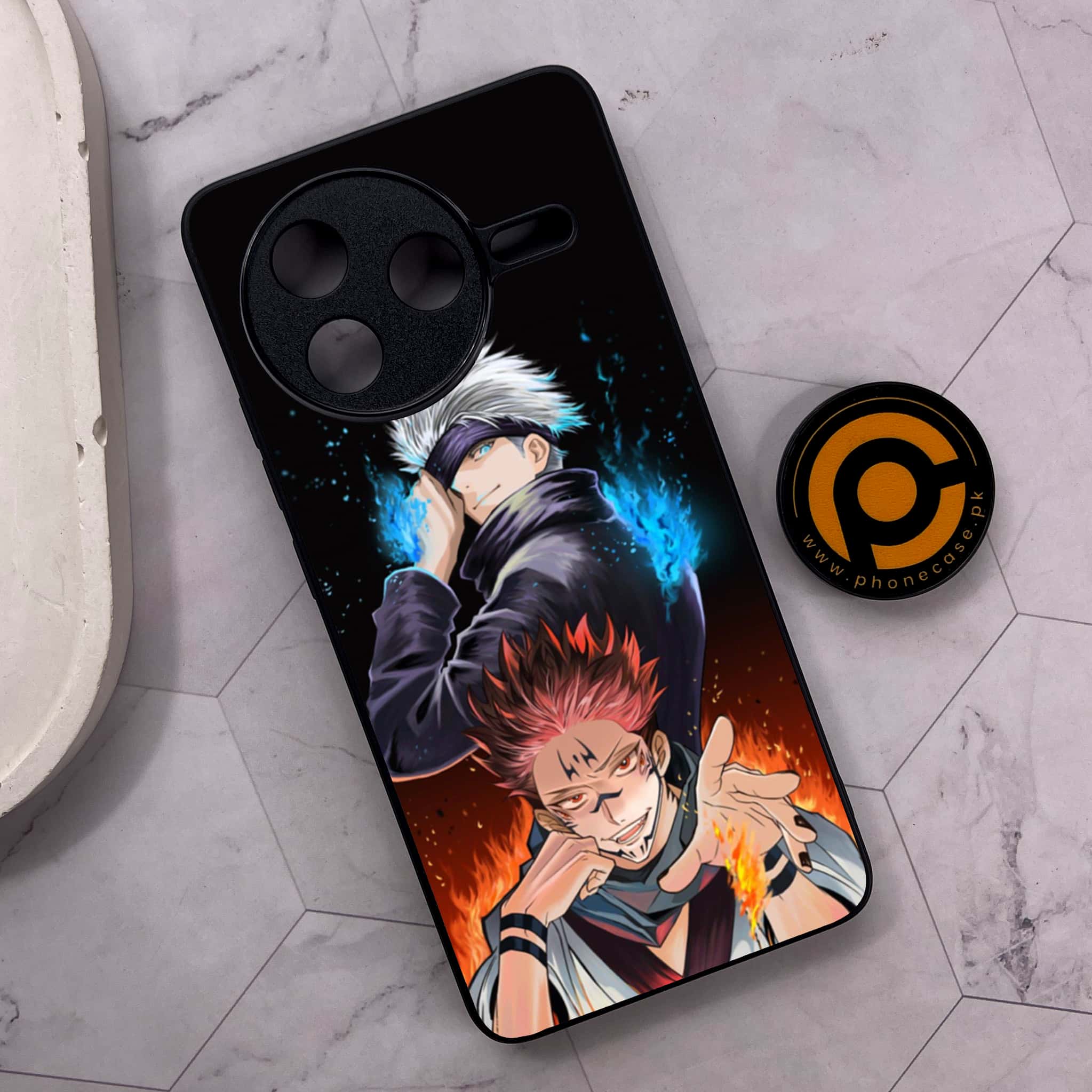Xiaomi Poco F7 Pro 5G - Anime 2.0 Series - Premium Metal Printed soft Bumper shock Proof Case