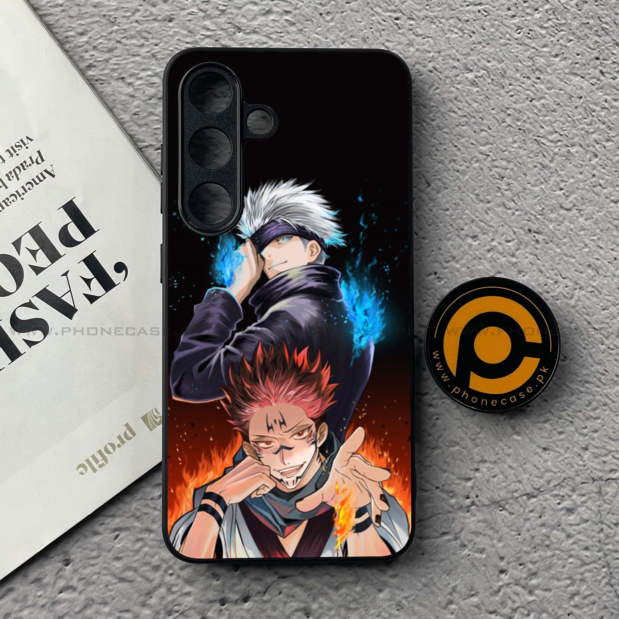 Samsung Galaxy S25 FE - Anime 2.0 Series - Premium Metal Printed soft Bumper shock Proof Case