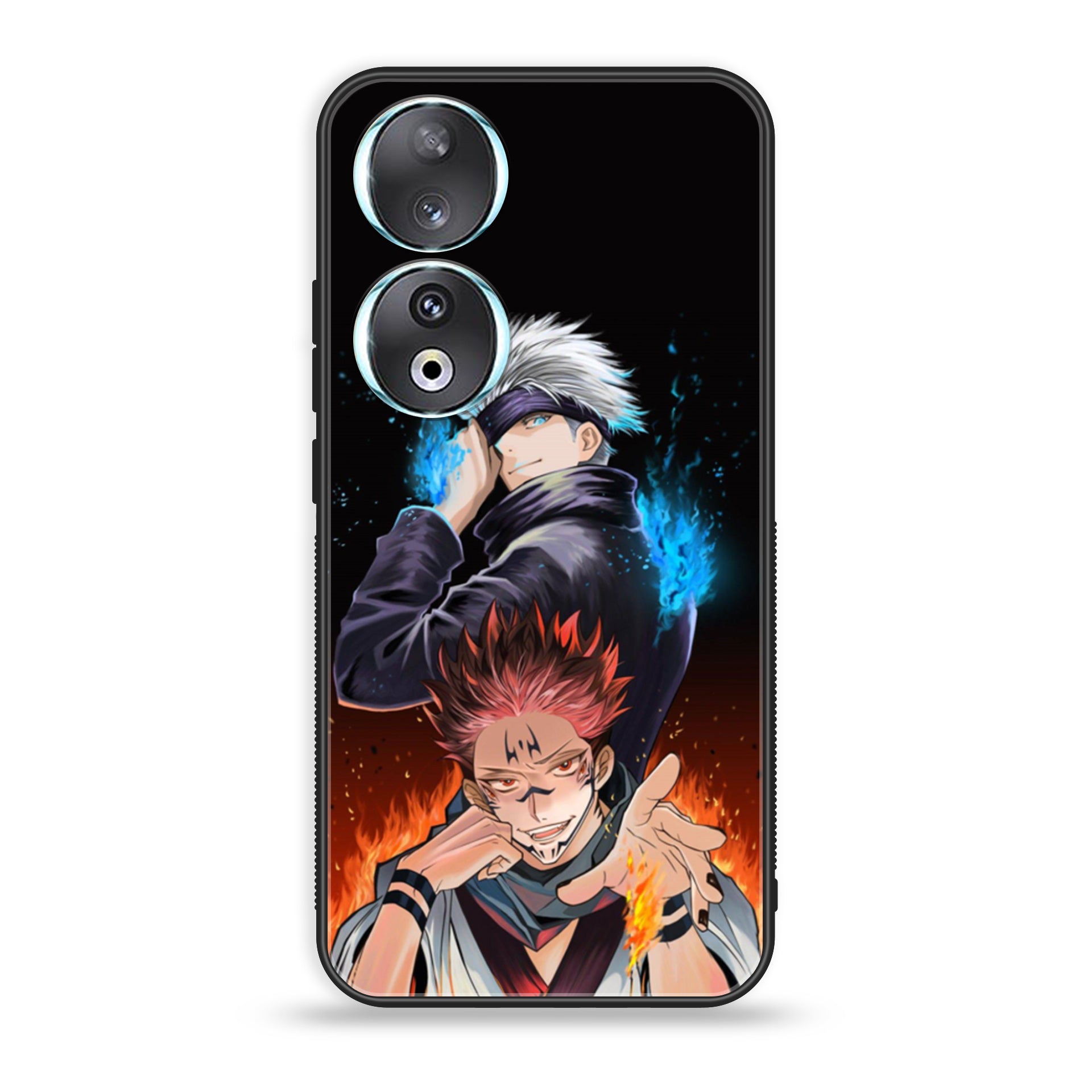 Huawei Honor 90 - Anime 2.0 Series - Premium Printed Glass soft Bumper shock Proof Case