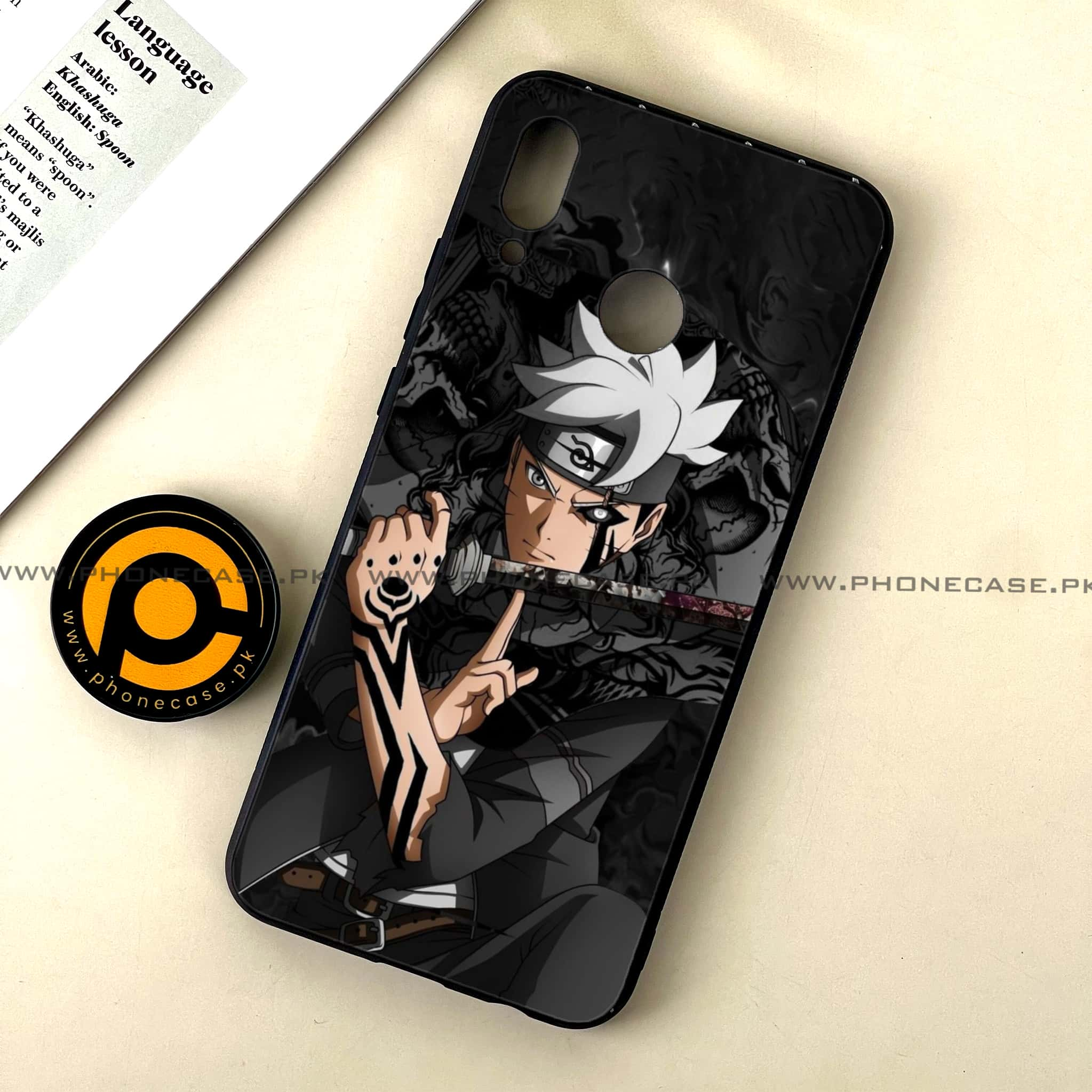 Huawei Nova 3 - Anime 2.0 Series - Premium Printed Glass soft Bumper shock Proof Case