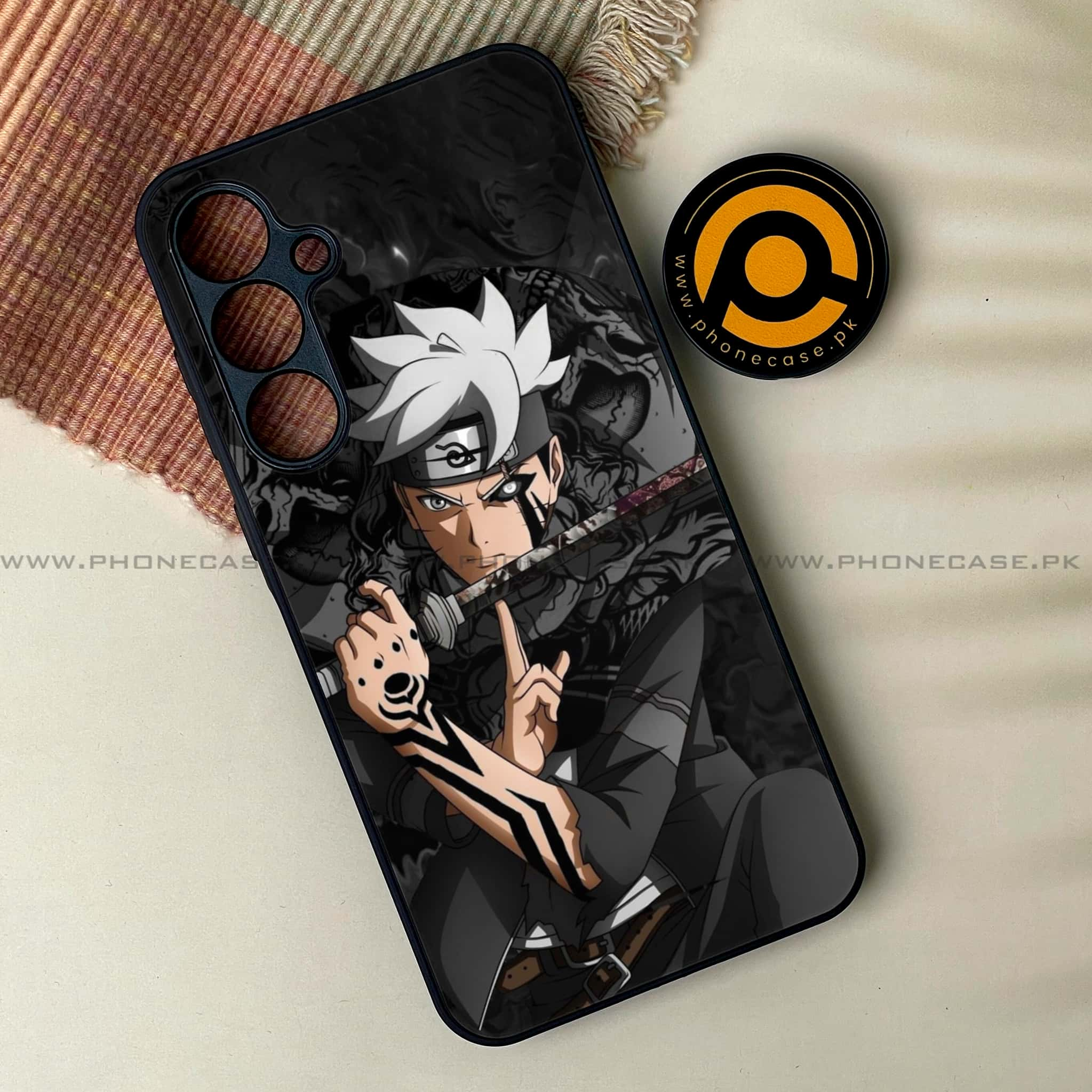 Samsung Galaxy A14 - Anime 2.0 Series - Premium Printed Glass soft Bumper shock Proof Case