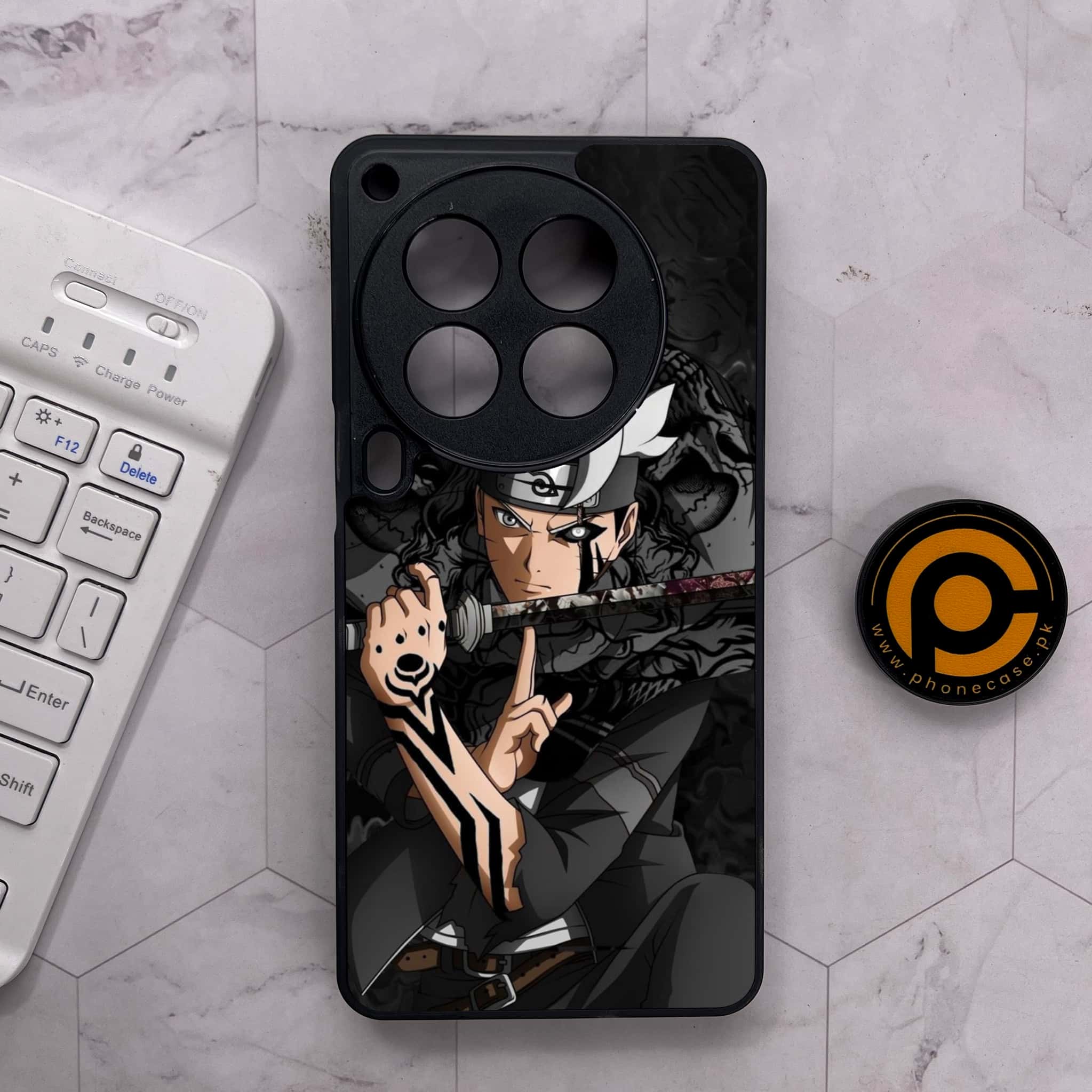 Tecno Camon 30 Premier - Anime 2.0 Series - Premium Metal Printed soft Bumper shock Proof Case