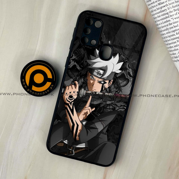 Galaxy M31 - Anime 2.0 Series - Premium Printed Glass soft Bumper shock Proof Case