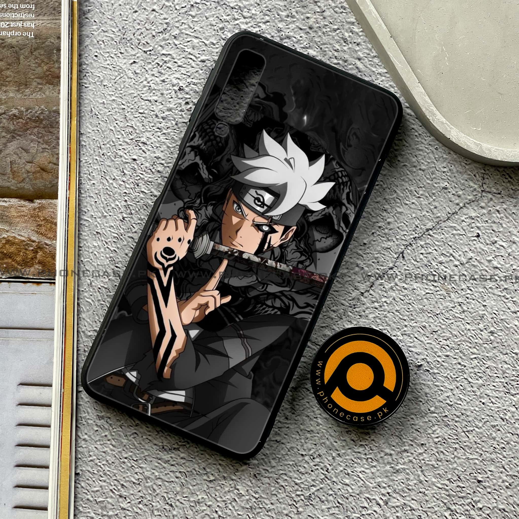 Galaxy A7 2018 - Anime 2.0 Series - Premium Printed Metal soft Bumper shock Proof Case