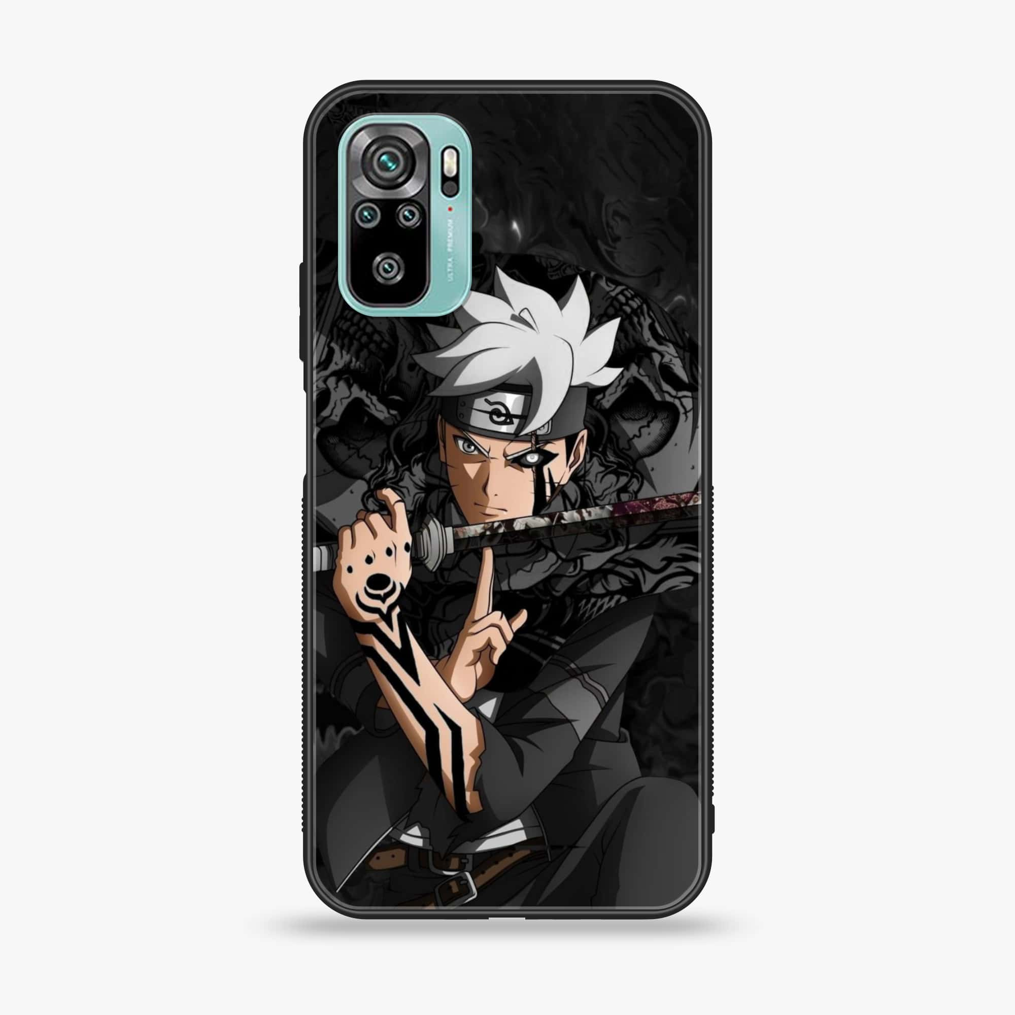 Xiaomi Redmi Note 10 - Anime 2.0 Series - Premium Printed Glass soft Bumper shock Proof Case