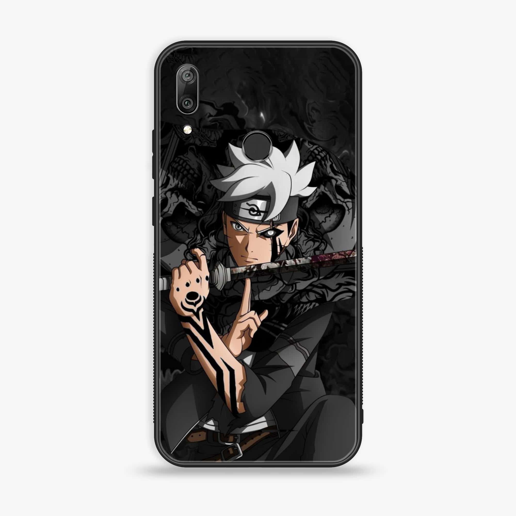 Huawei Y7 Prime (2019) - Anime 2.0 Series - Premium Printed Glass soft Bumper shock Proof Case