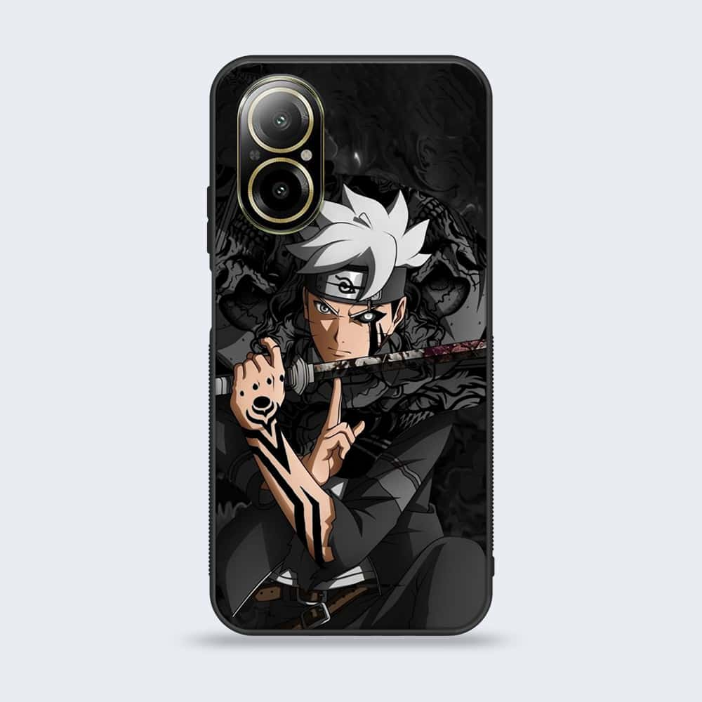 Realme C67 - Anime 2.0 Series - Premium Printed Glass soft Bumper shock Proof Case