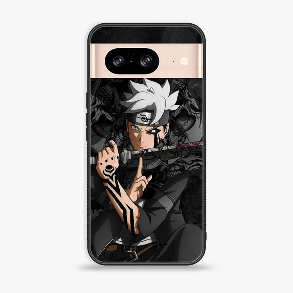 Google Pixel 8 - Anime 2.0 Series - Premium Printed Glass soft Bumper shock Proof Case