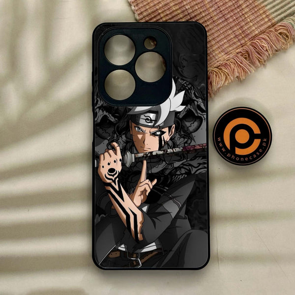 Tecno Spark GO 2024/ Smart 8/ Spark 20/ 20c/ Pop 8/ Hot 40i - Anime 2.0 Design 1 - Premium Metal Printed soft Bumper shock Proof Case CS-18504