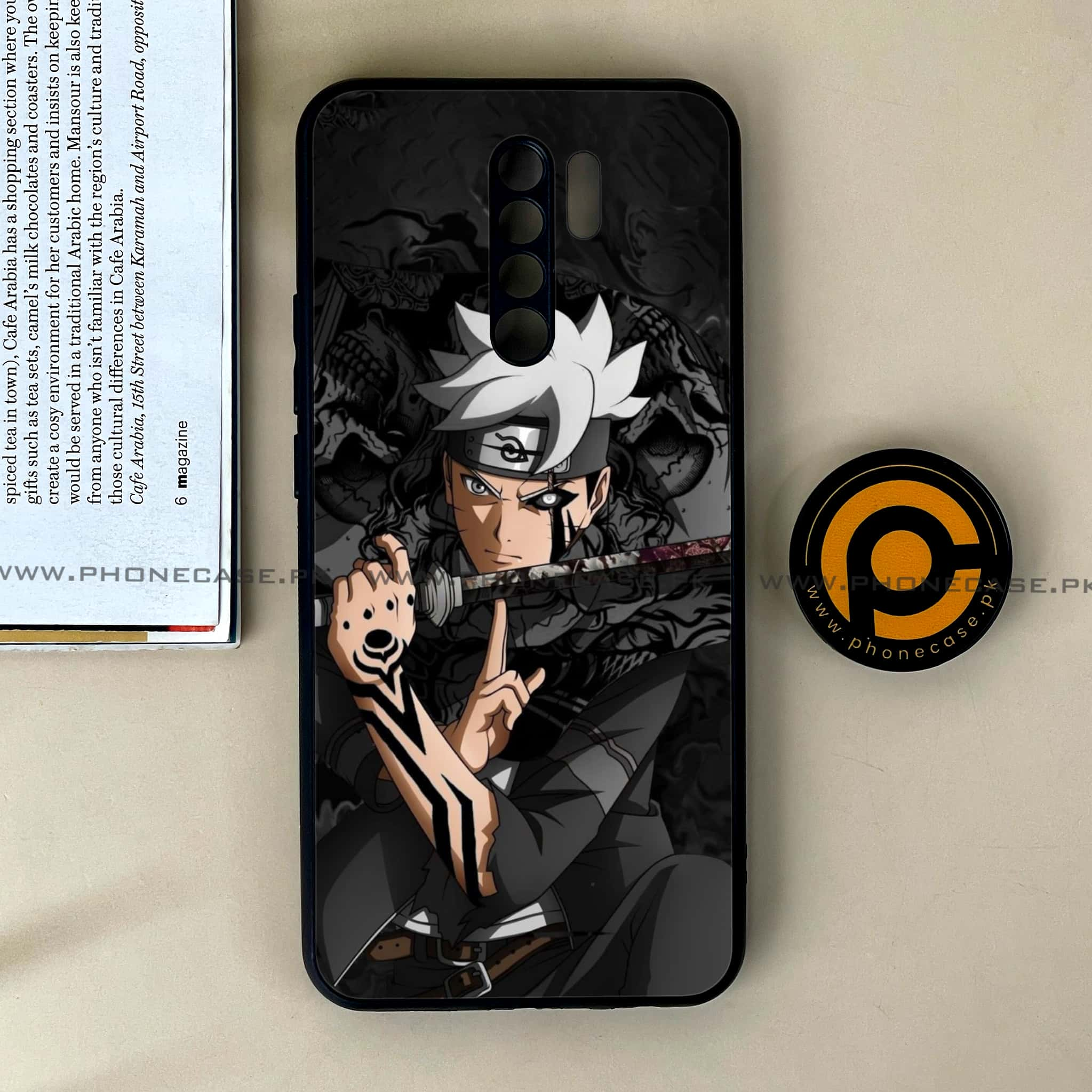 Xiaomi Redmi 9 - Anime 2.0 Series - Premium Printed Glass soft Bumper shock Proof Case