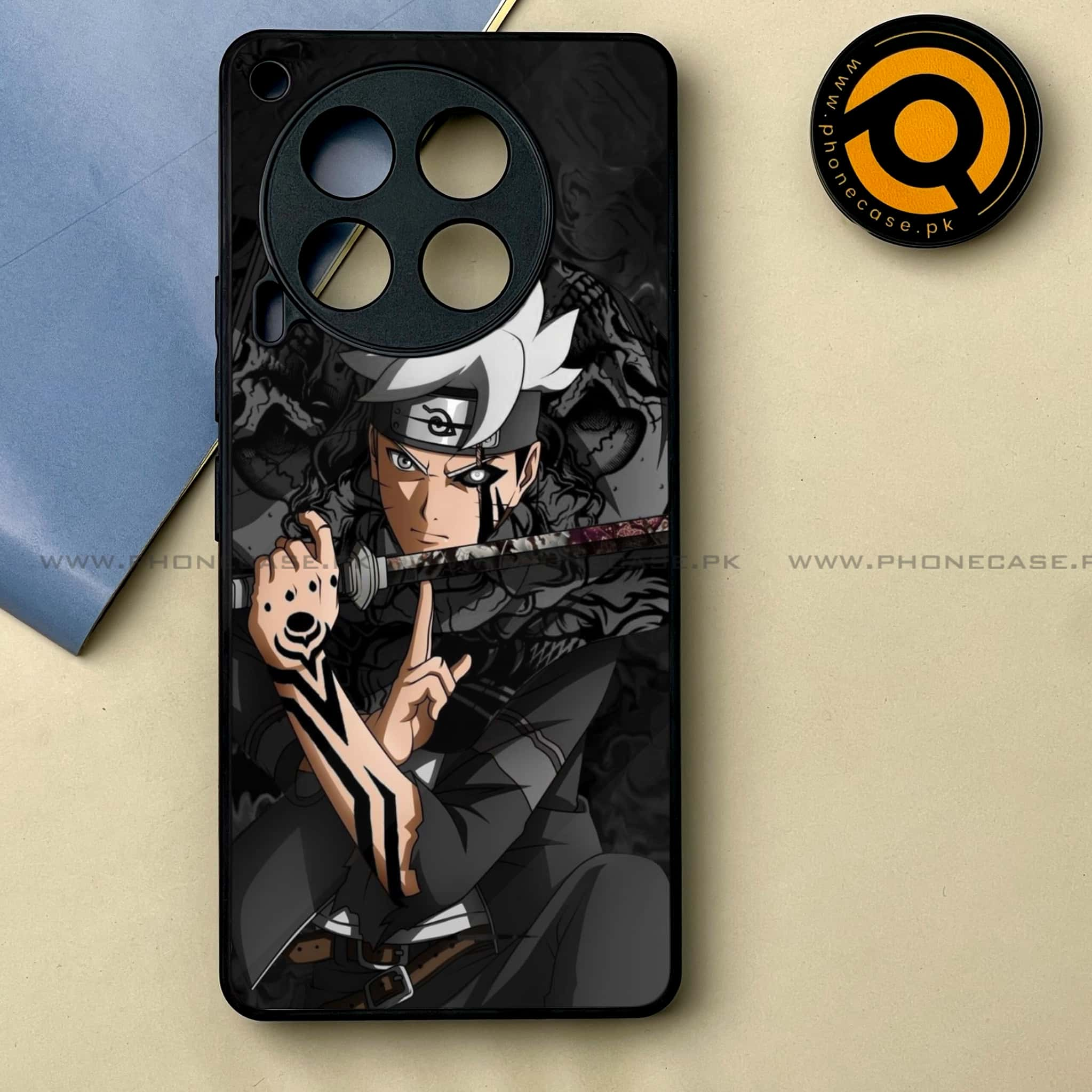 Tecno Camon 30 - Anime 2.0 Series -  Premium Printed Metal soft Bumper shock Proof Case