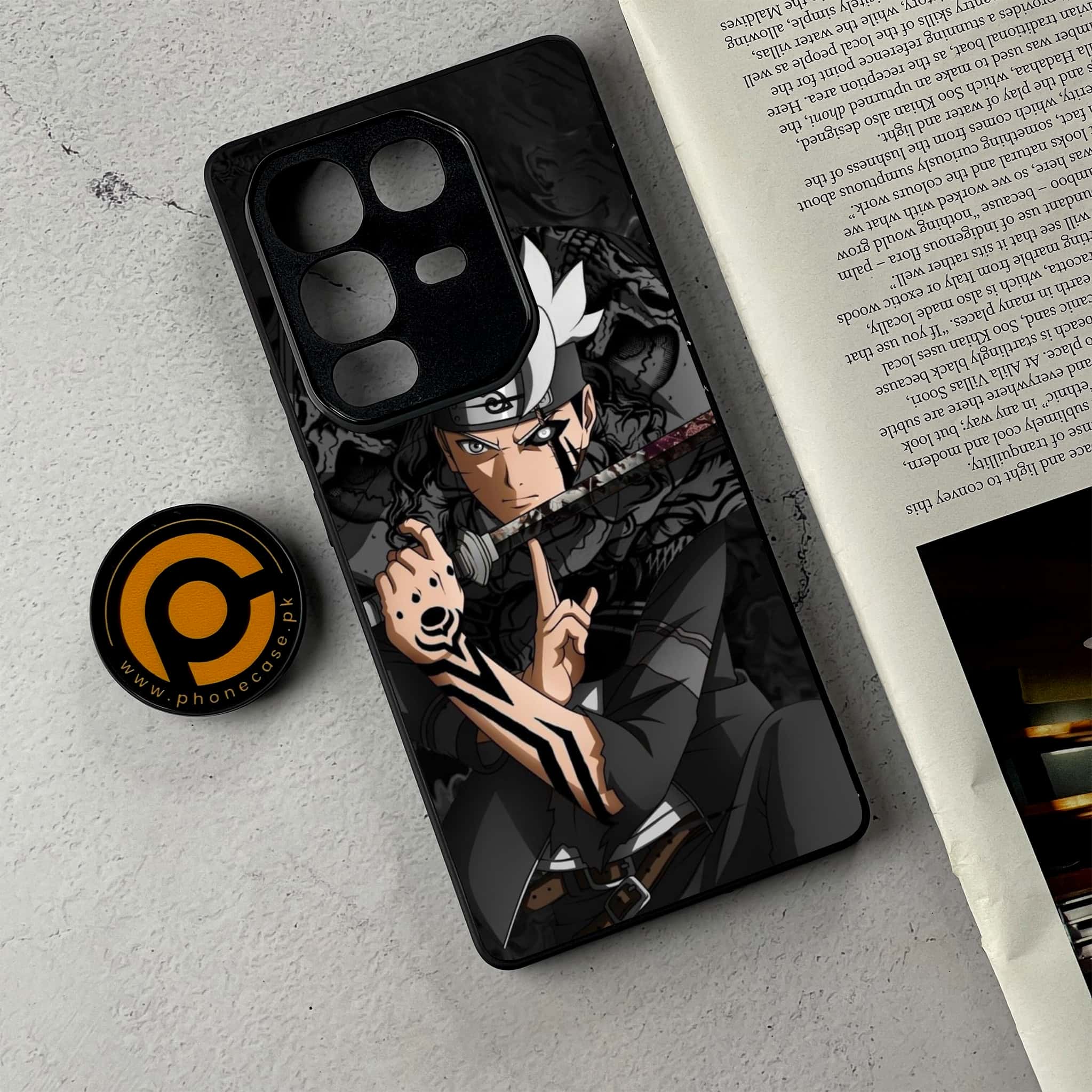 Infinix Note 50 Pro Plus - Anime 2.0 Series - Premium Metal Printed Soft Bumper Shockproof Case