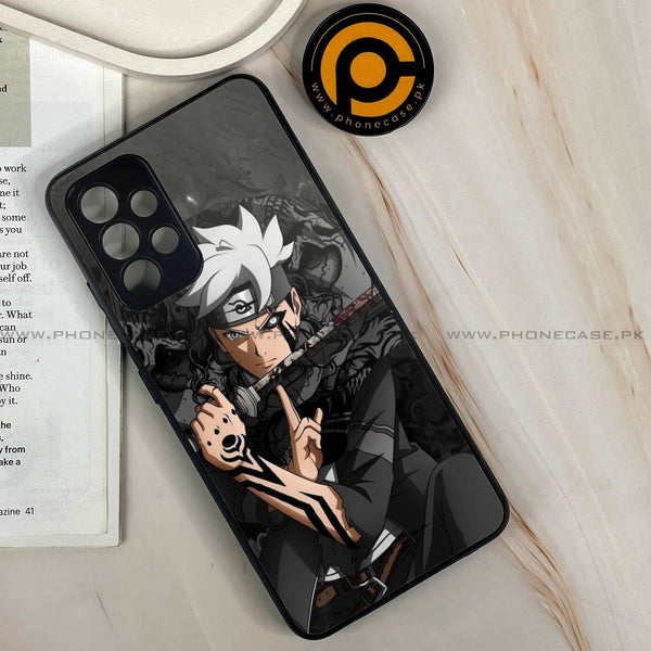 Galaxy A32 - Anime 2.0 Series - Premium Printed Glass soft Bumper shock Proof Case