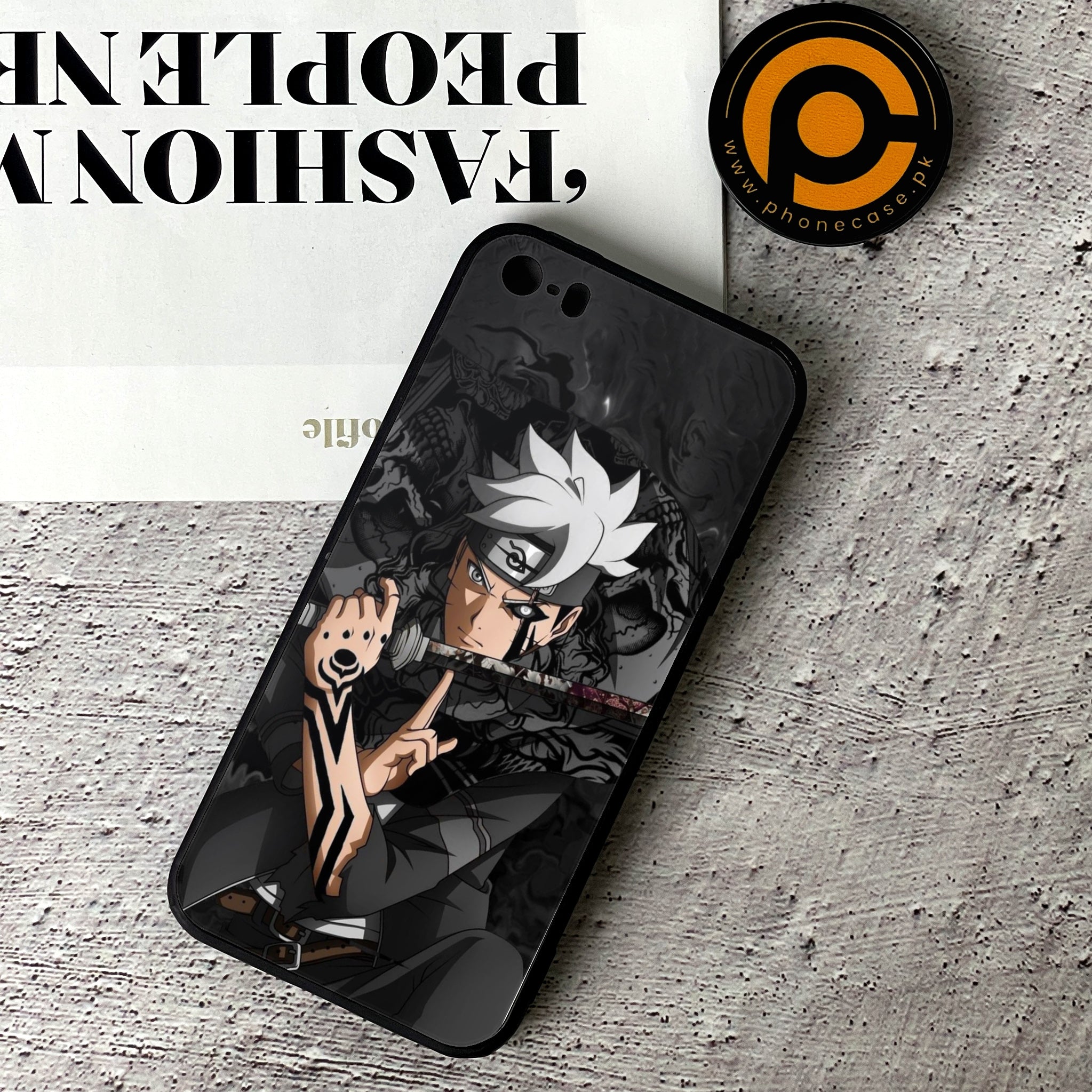 iPhone 5/5c/5s - Anime 2.0 Series - Premium Printed Glass soft Bumper shock Proof Case