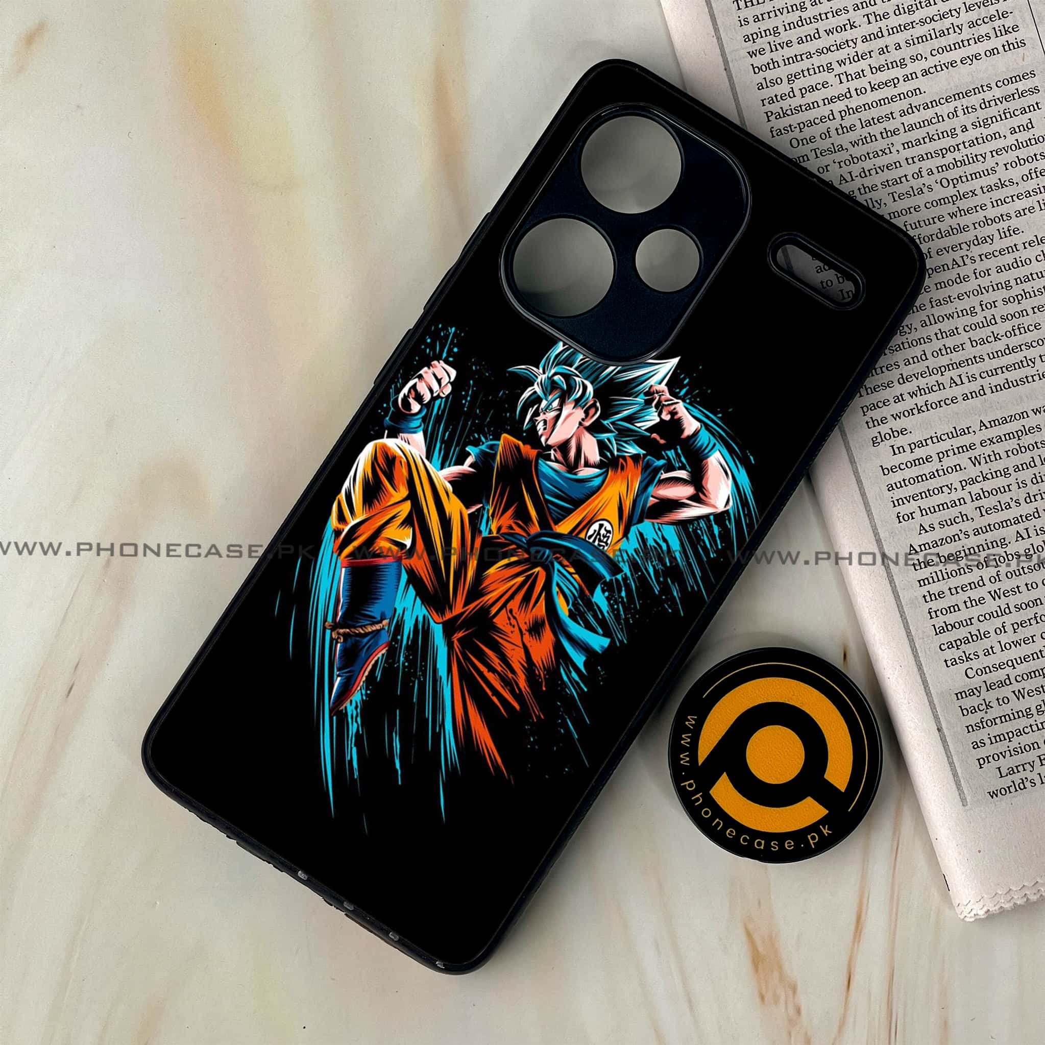 Redmi Note 13 Pro Plus 5G - Anime 2.0 Series - Premium Printed Glass soft Bumper shock Proof Case