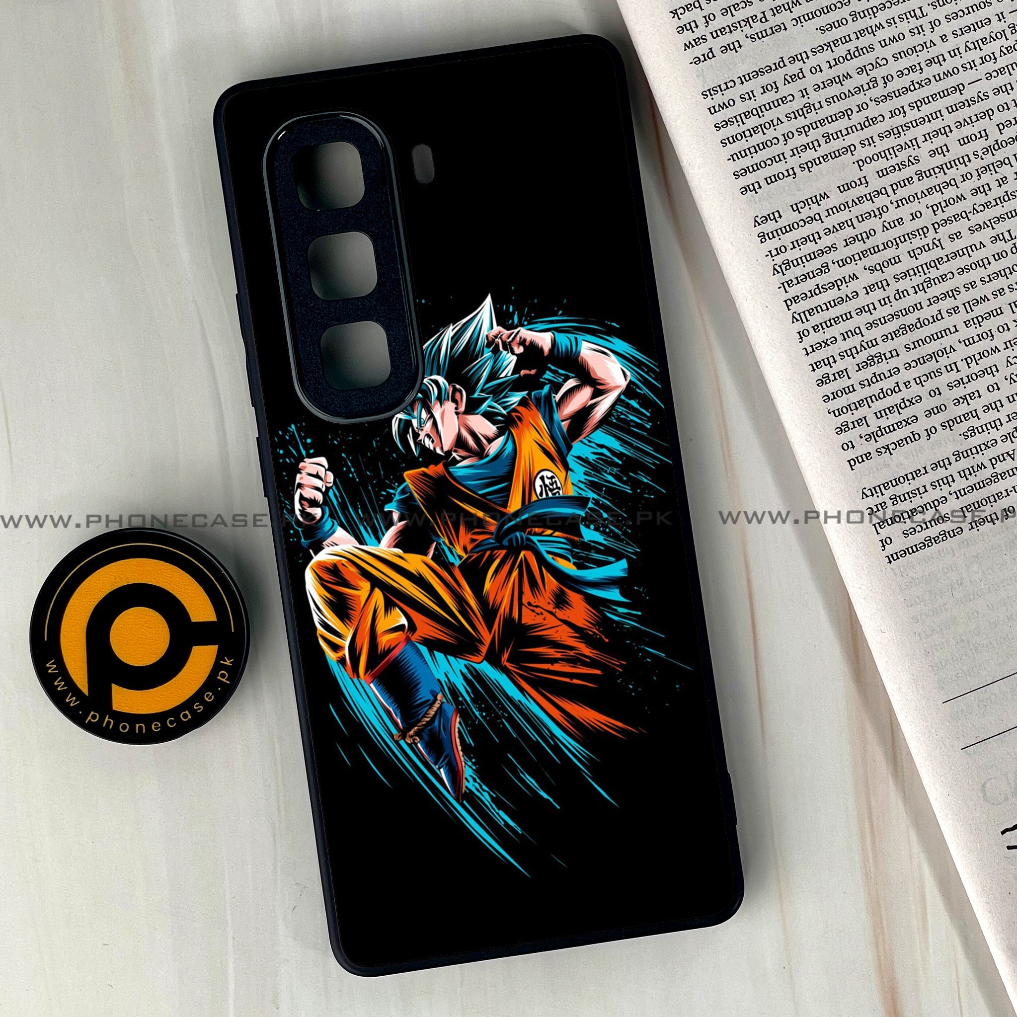 Infinix Hot 60 Pro Plus - Anime 2.0 Series - Premium Metal Printed soft Bumper shock Proof Case