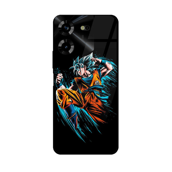 Tecno Pova 5 -  Anime 2.0 Design 2 - Premium Printed Glass soft Bumper shock Proof Case CS-15059