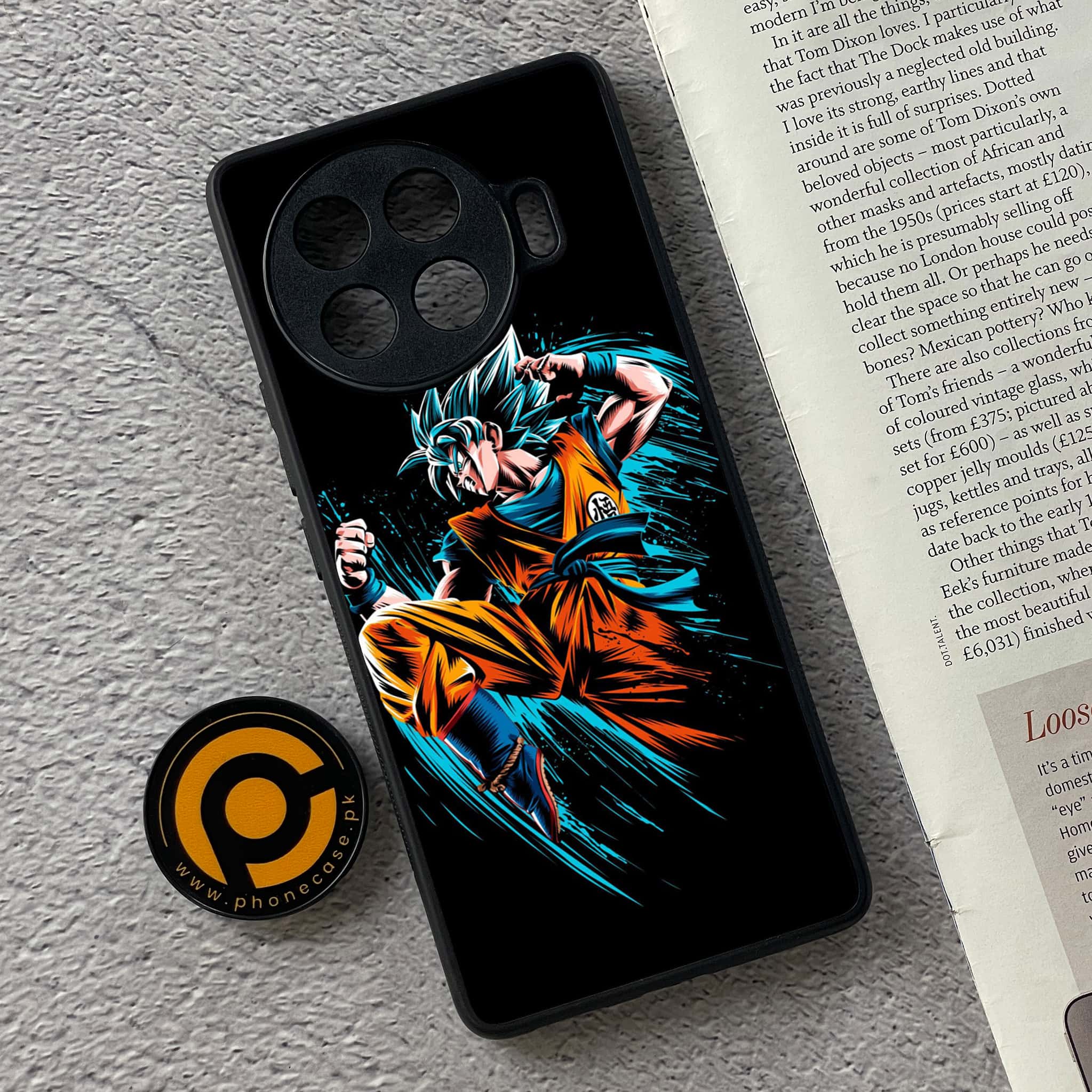 Tecno Spark 20 pro plus - Anime 2.0 Series - Premium Metal Printed soft Bumper shock Proof Case