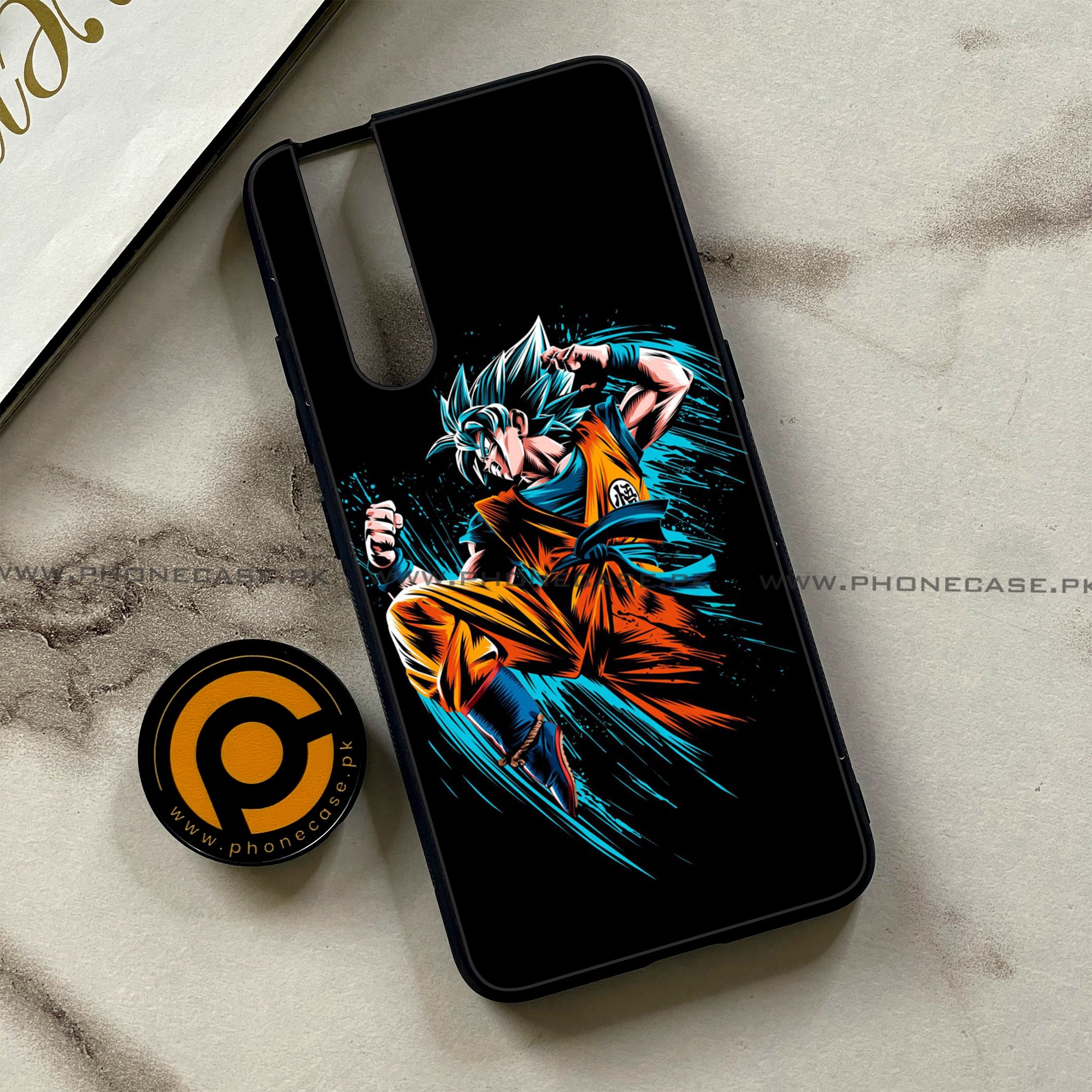 Vivo V15 Pro - Anime 2.0 Series - Premium Printed Glass soft Bumper shock Proof Case