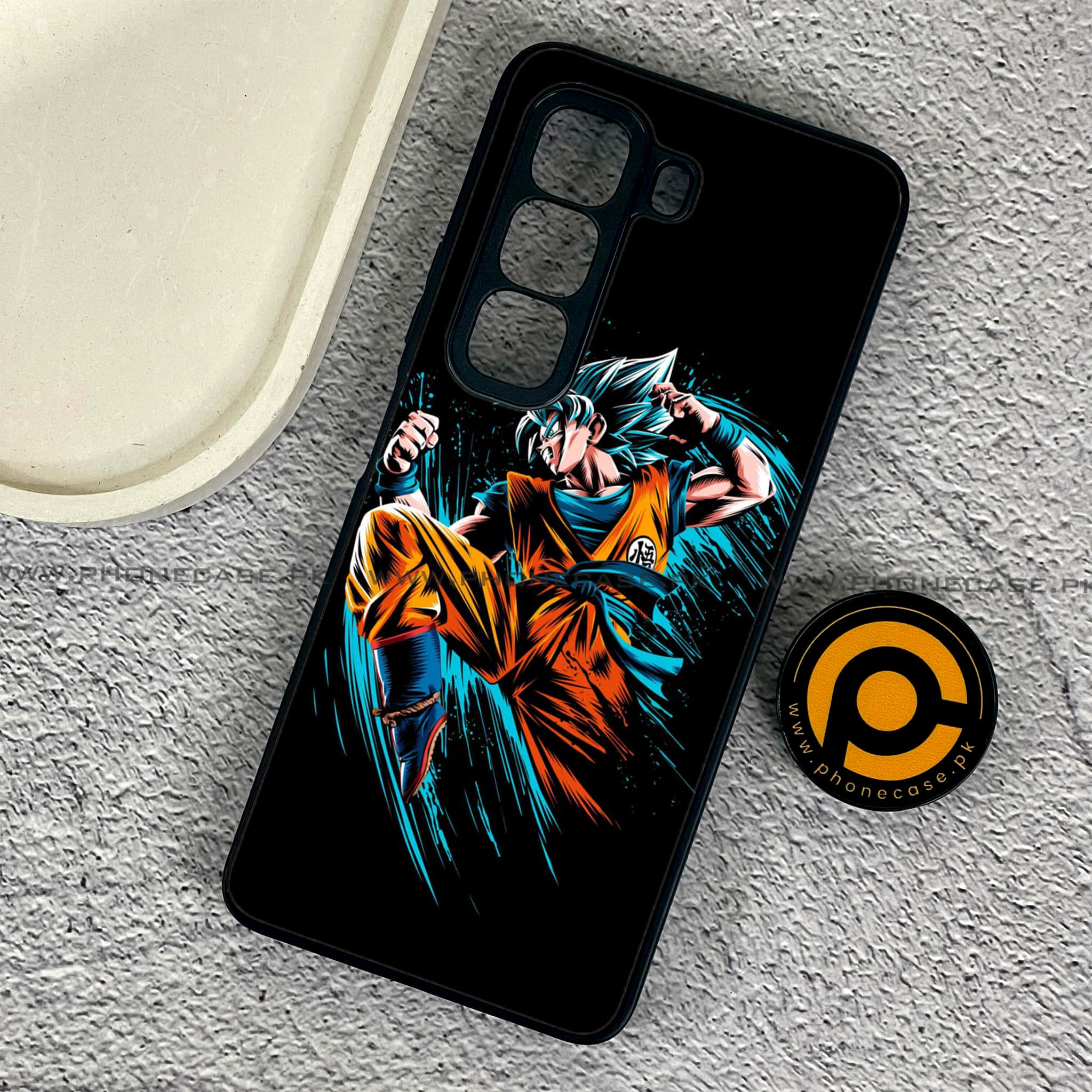 Infinix Hot 50 Pro - Anime 2.0 Series - Premium Printed Glass soft Bumper shock Proof Case