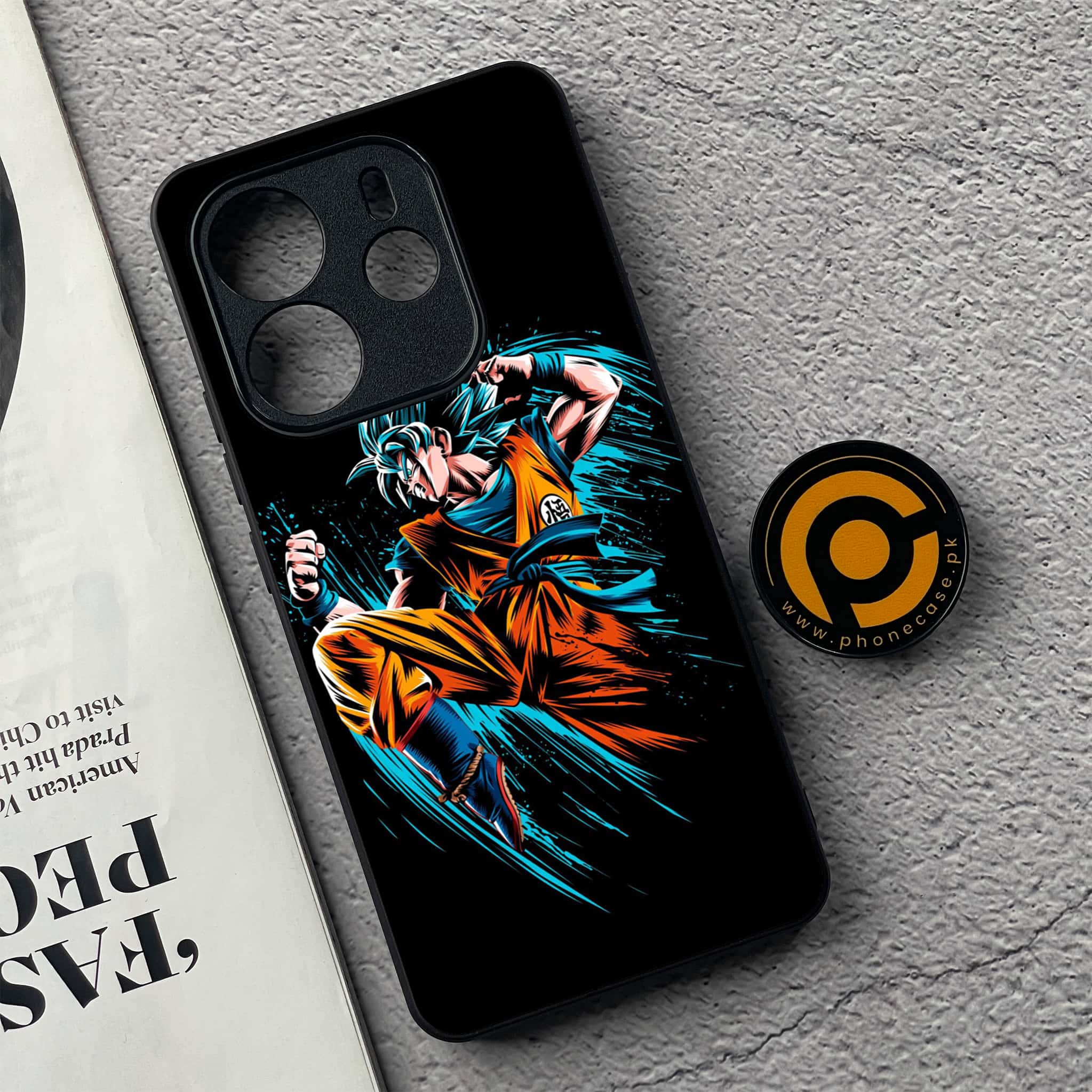 Xiaomi Redmi Note 14 - Anime 2.0 Series - Premium Printed Glass soft Bumper shock Proof Case