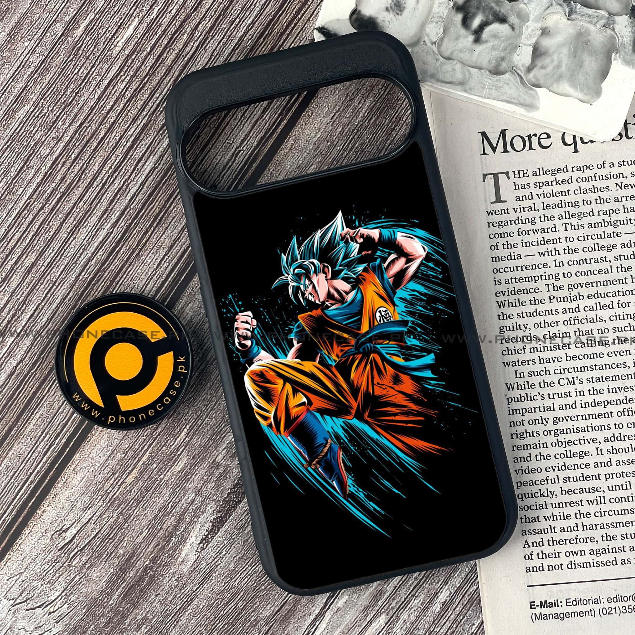 Google Pixel 9 Pro - Anime 2.0 Series - Premium Printed Glass soft Bumper shock Proof Case