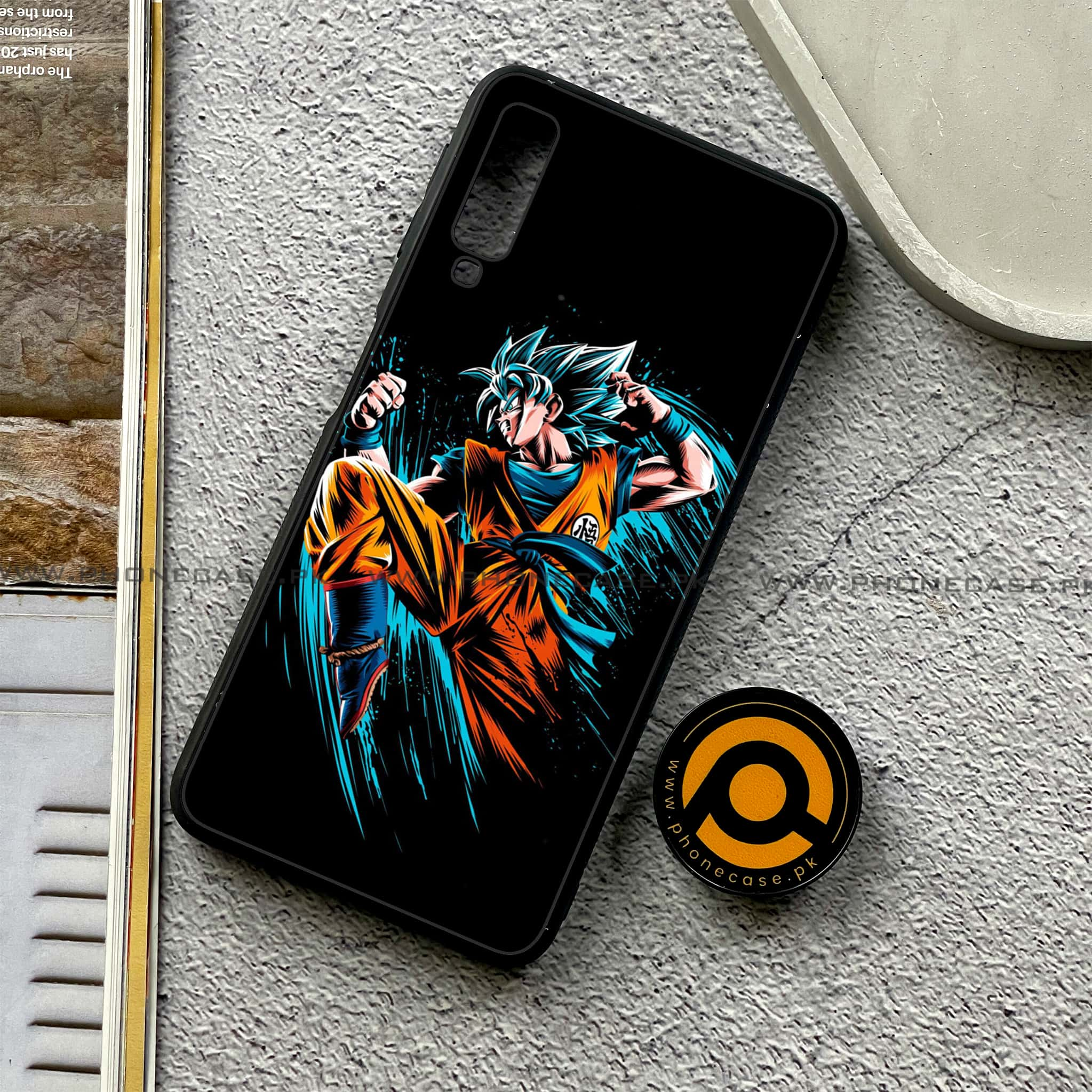 Galaxy A7 2018 - Anime 2.0 Series - Premium Printed Metal soft Bumper shock Proof Case