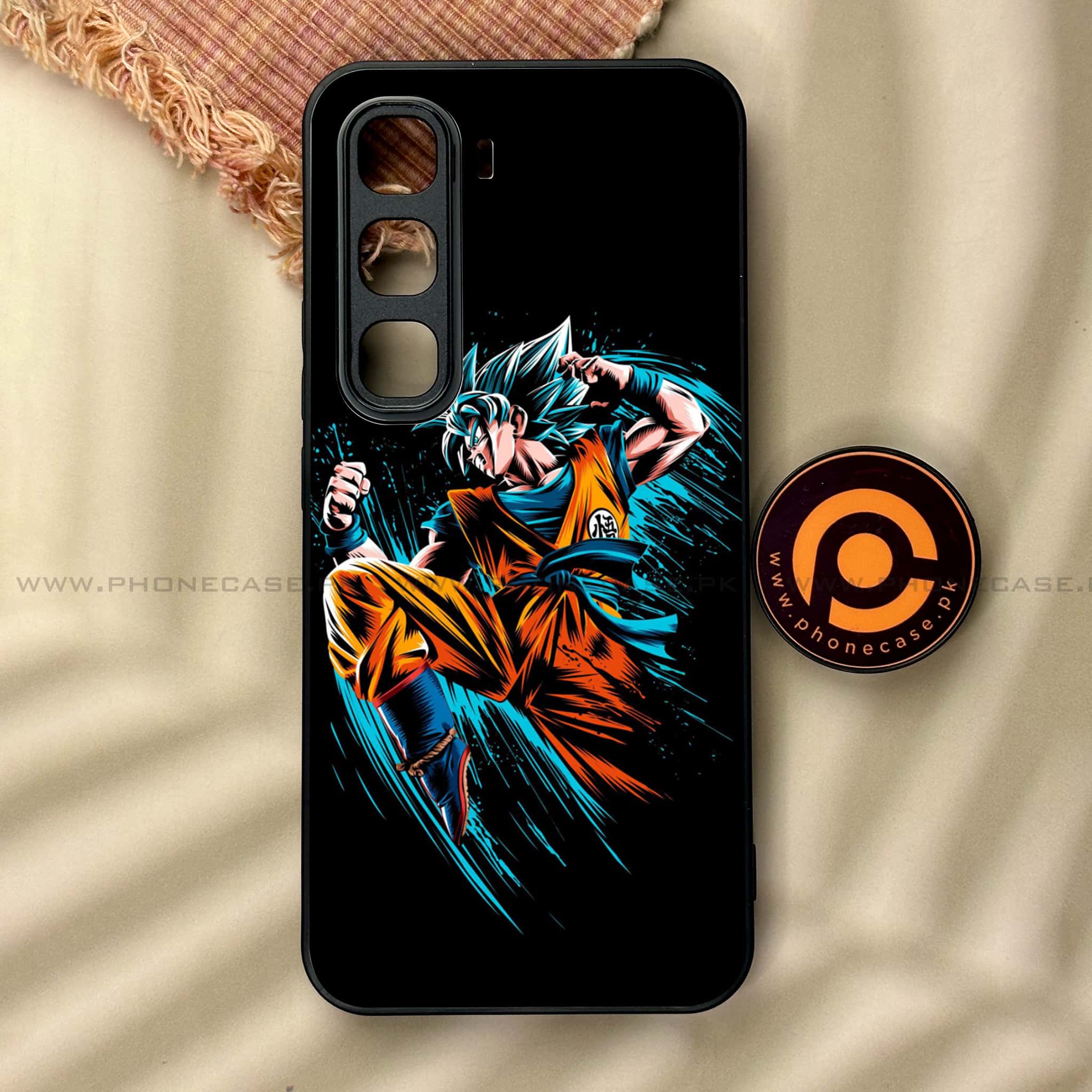 Infinix Hot 60 Pro - Anime 2.0 Series - Premium Metal Printed soft Bumper shock Proof Case