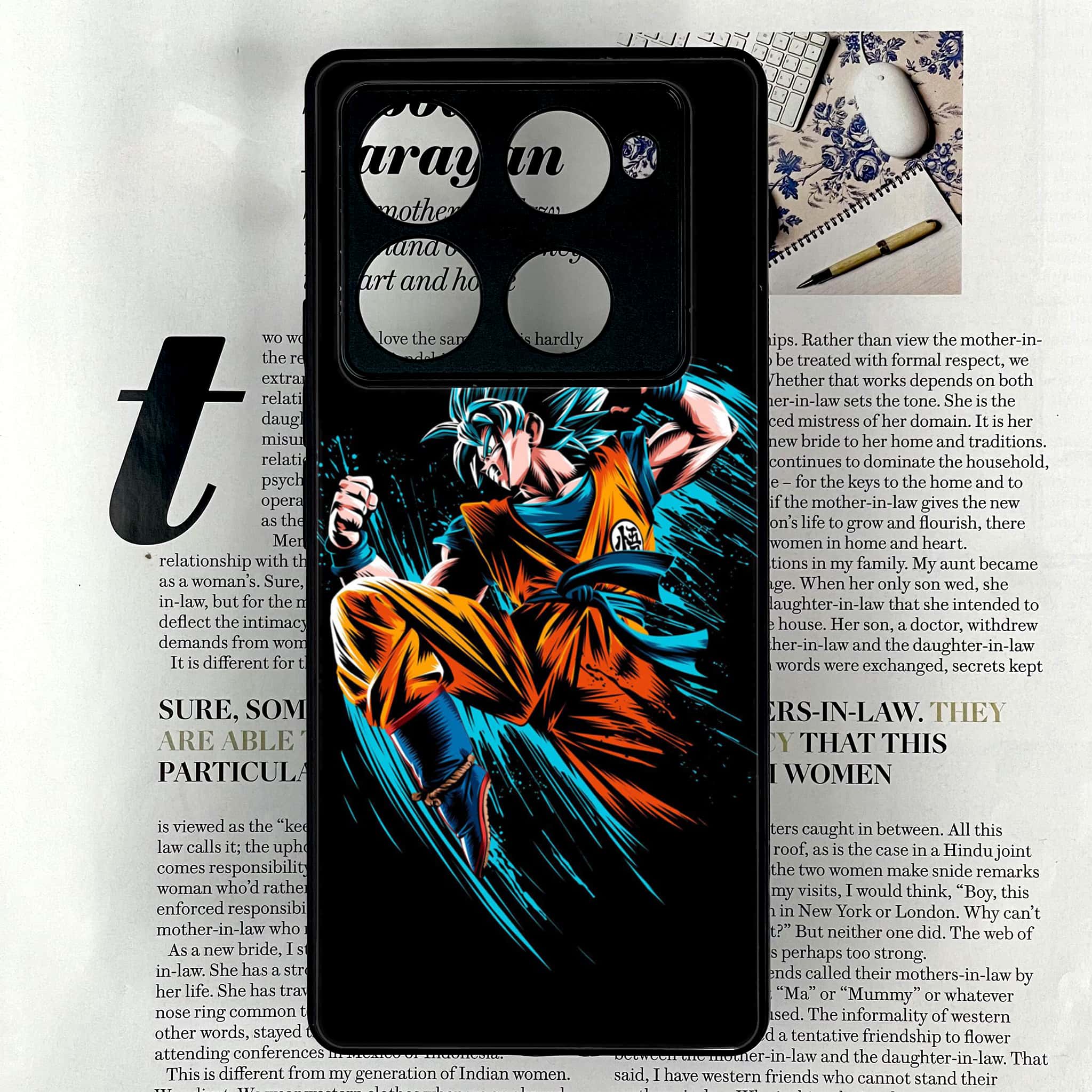 Infinix Note 40 Pro Plus - Anime 2.0 Series - Premium Metal Printed soft Bumper shock Proof Case