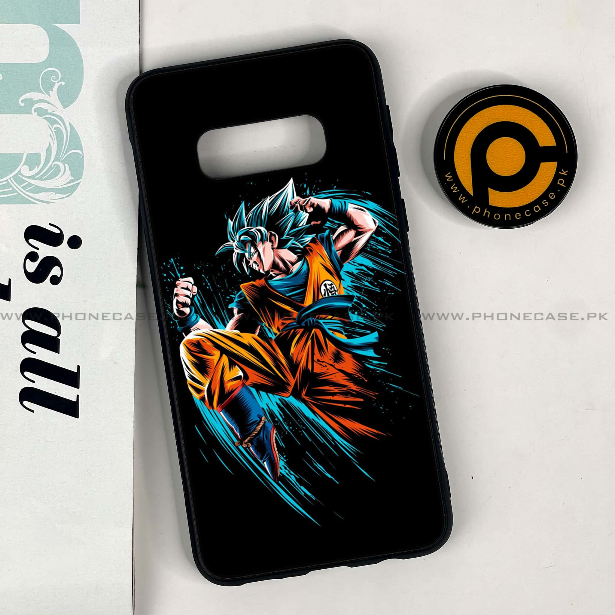 Galaxy S10e - Anime 2.0 Series - Premium Printed Glass soft Bumper shock Proof Case