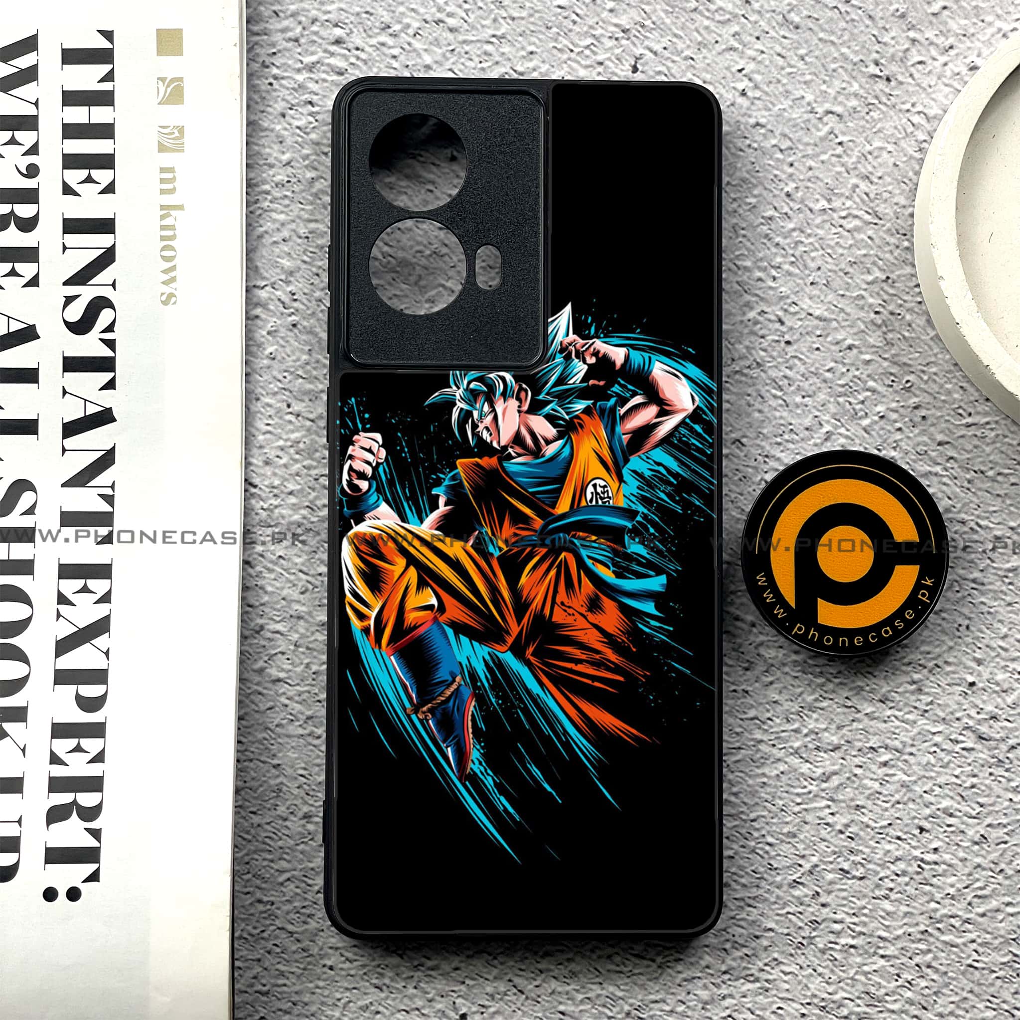 Moto G85 - Anime 2.0 Series - Premium Printed Glass soft Bumper shock Proof Case