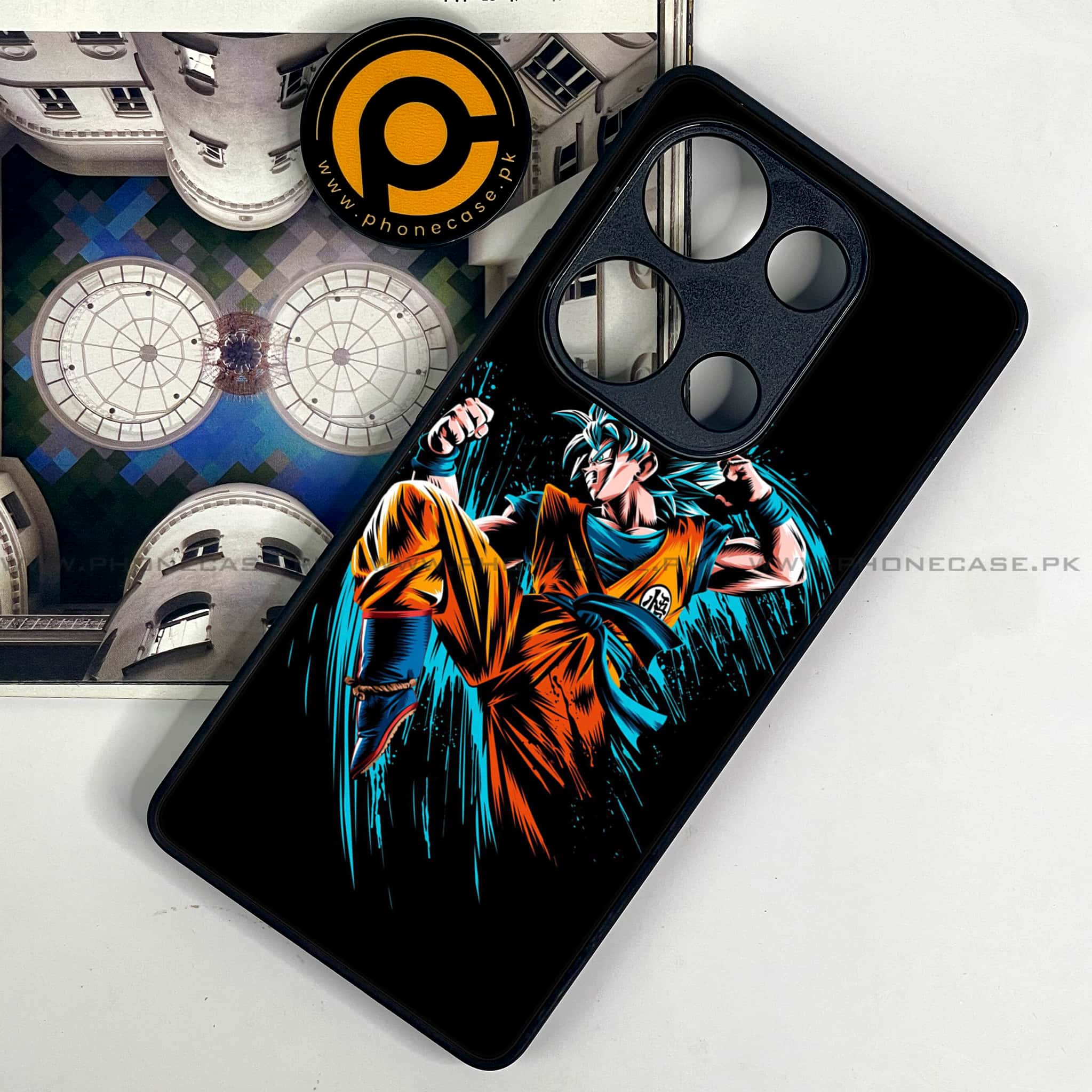 Redmi Note 13 Pro 4G - Anime 2.0 Series - Premium Metal Printed soft Bumper shock Proof Case