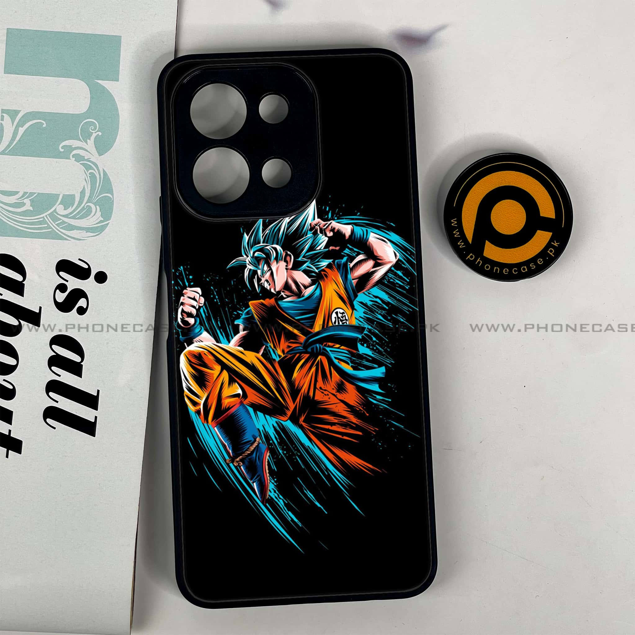 Vivo Y28 - Anime 2.0 Series - Premium Printed Glass soft Bumper shock Proof Case