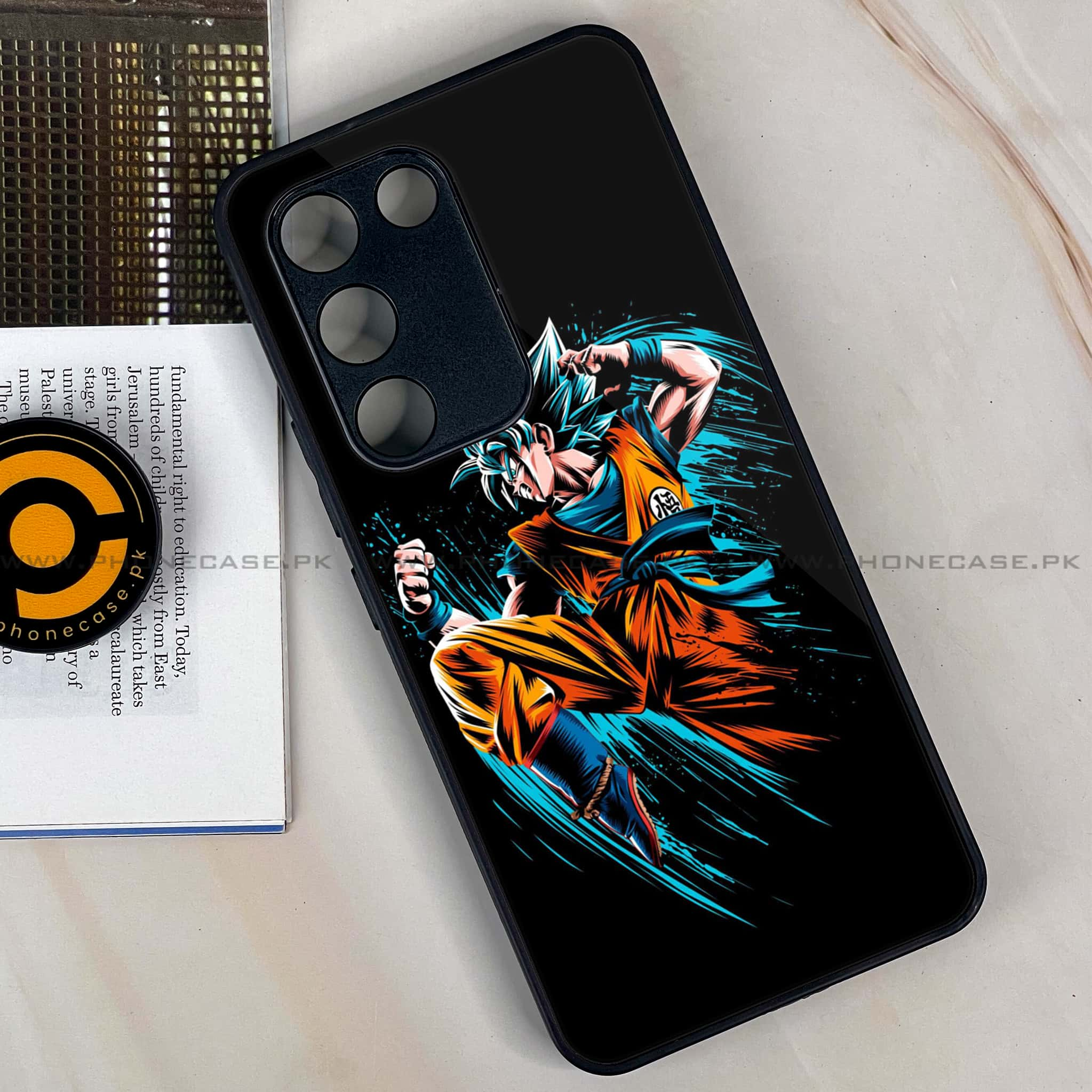 Vivo Y100 -  Anime 2.0 Series - Premium Printed Glass soft Bumper shock Proof Case