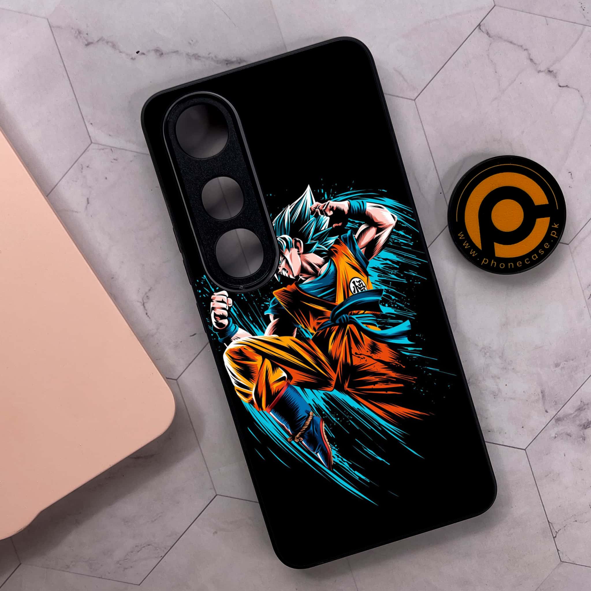 Vivo V50 Lite - Anime 2.0 Series - Premium Metal Printed soft Bumper shock Proof Case