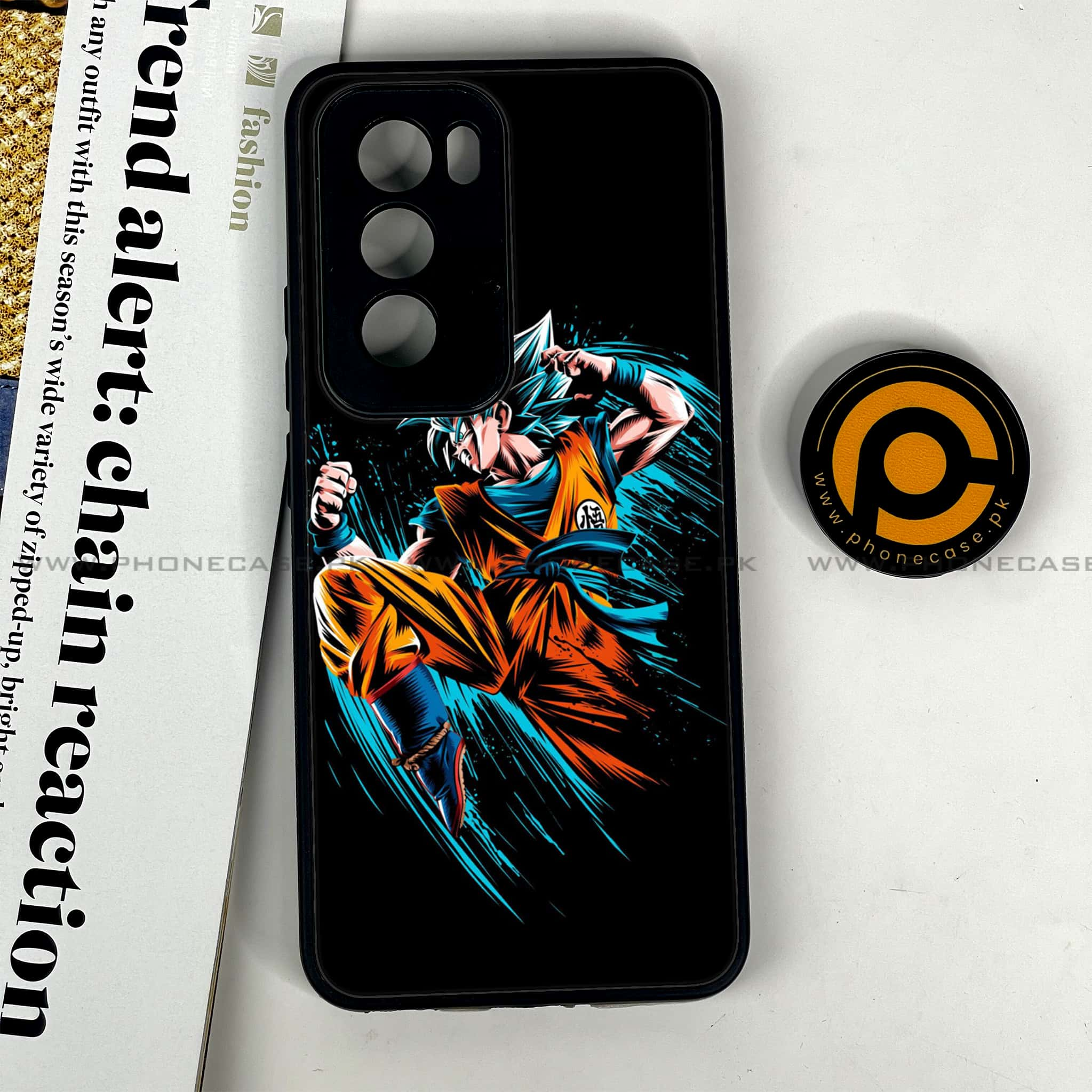 Oppo Reno 12 5G - Anime 2.0 Series - Premium Printed Glass soft Bumper shock Proof Case