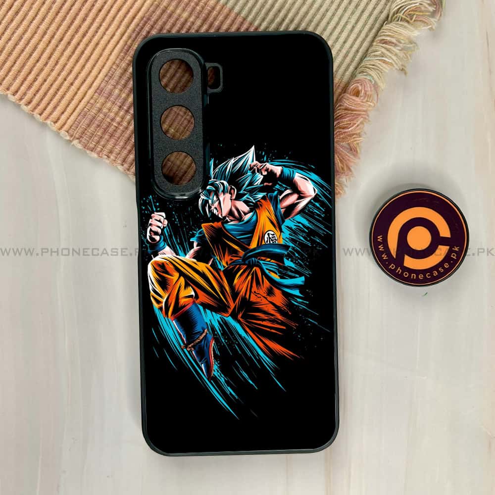 Infinix Hot 60i - Anime 2.0 Series - Premium Metal Printed soft Bumper shock Proof Case