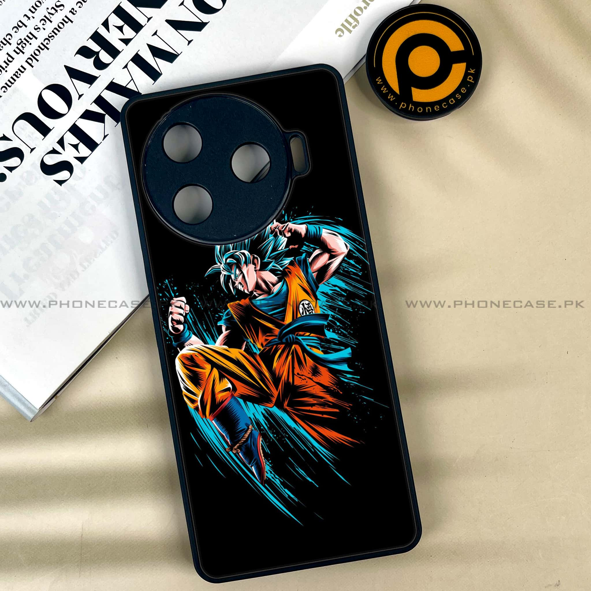 Tecno Camon 30 Pro - Anime 2.0 Series - Premium Printed Glass soft Bumper shock Proof Case