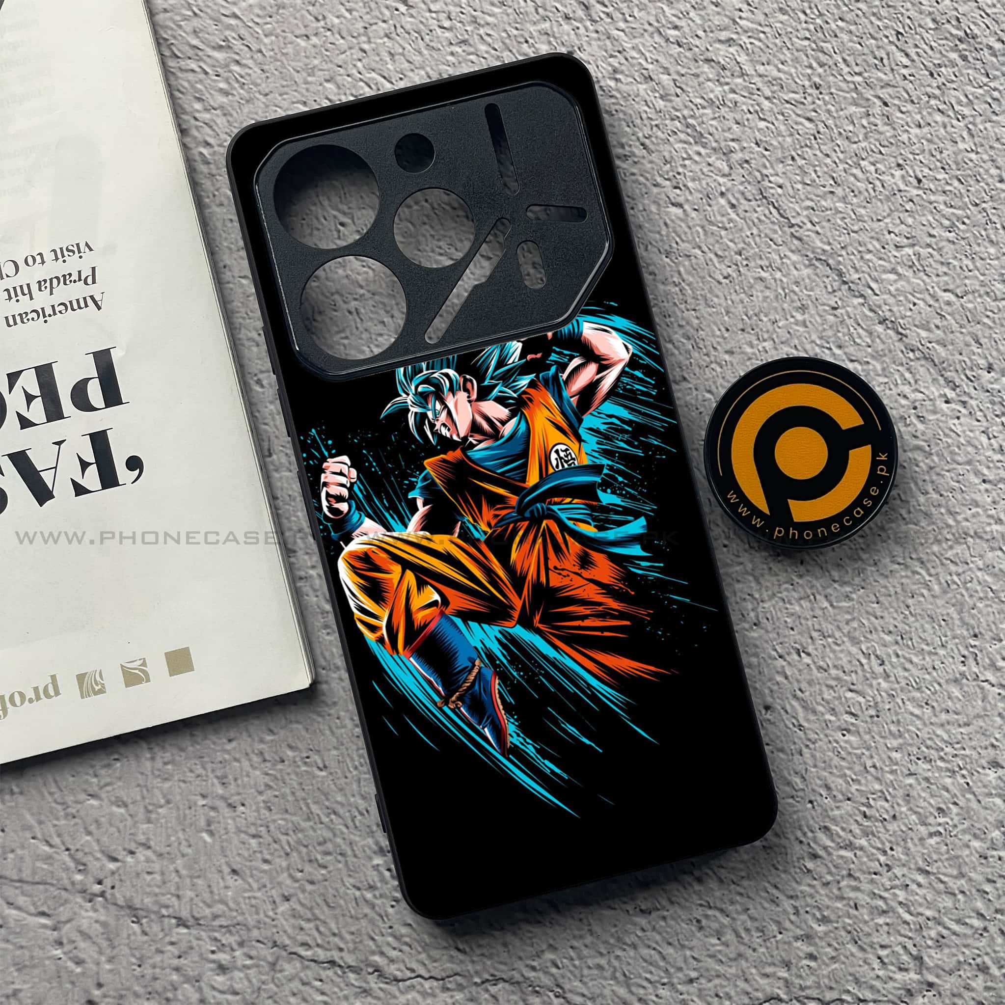 Tecno Pova 6 Pro - Anime 2.0 Series - Premium Printed Glass soft Bumper shock Proof Case