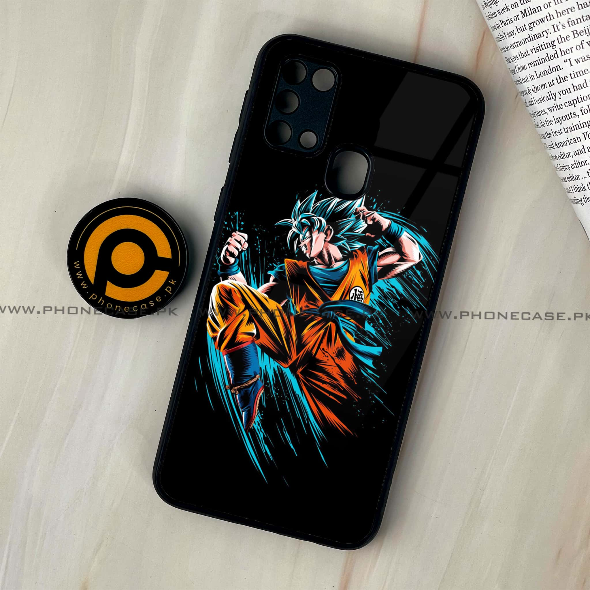 Galaxy M31 - Anime 2.0 Series - Premium Printed Glass soft Bumper shock Proof Case