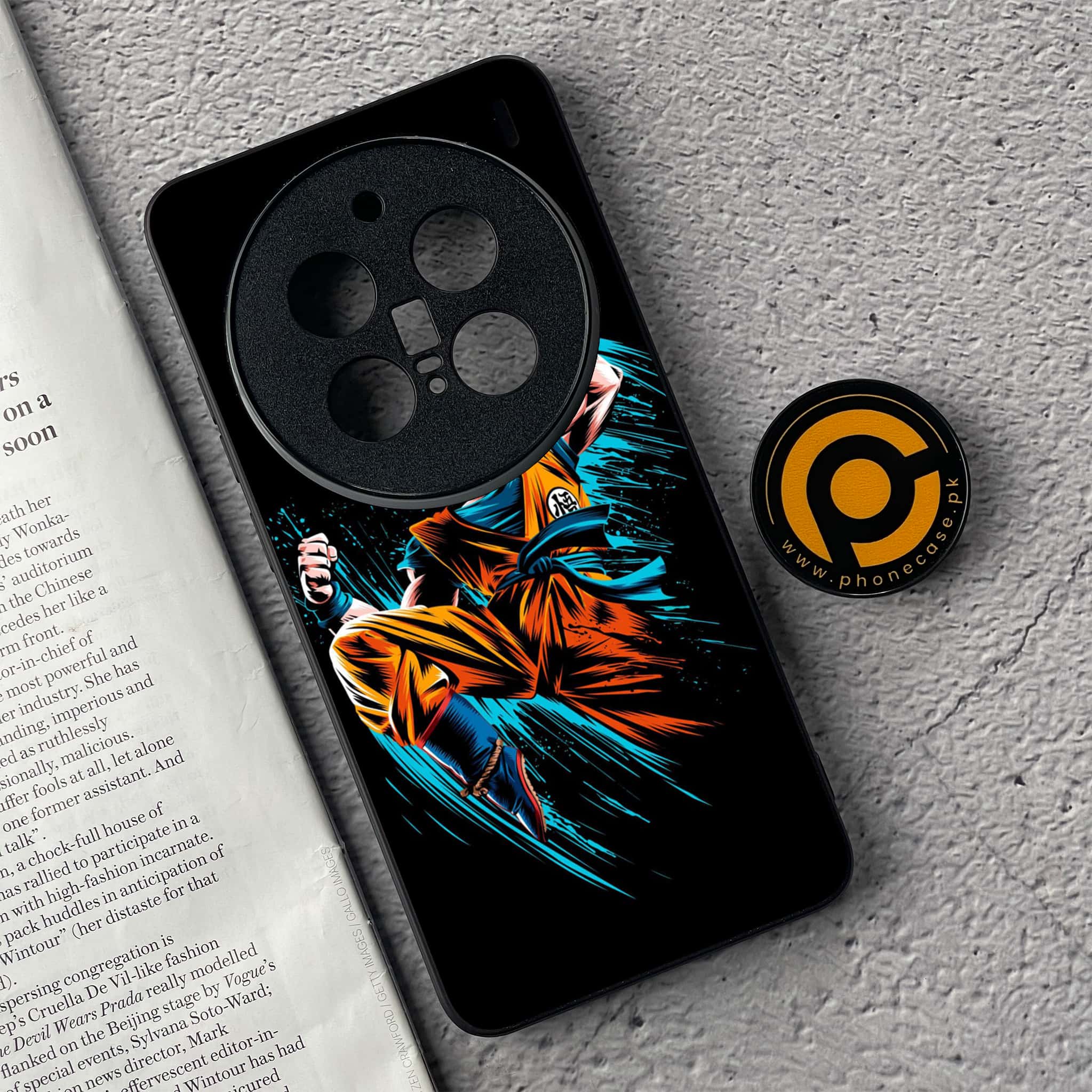 Vivo X200 Pro - Anime 2.0 Series - Premium Metal  Printed soft Bumper shock Proof Case